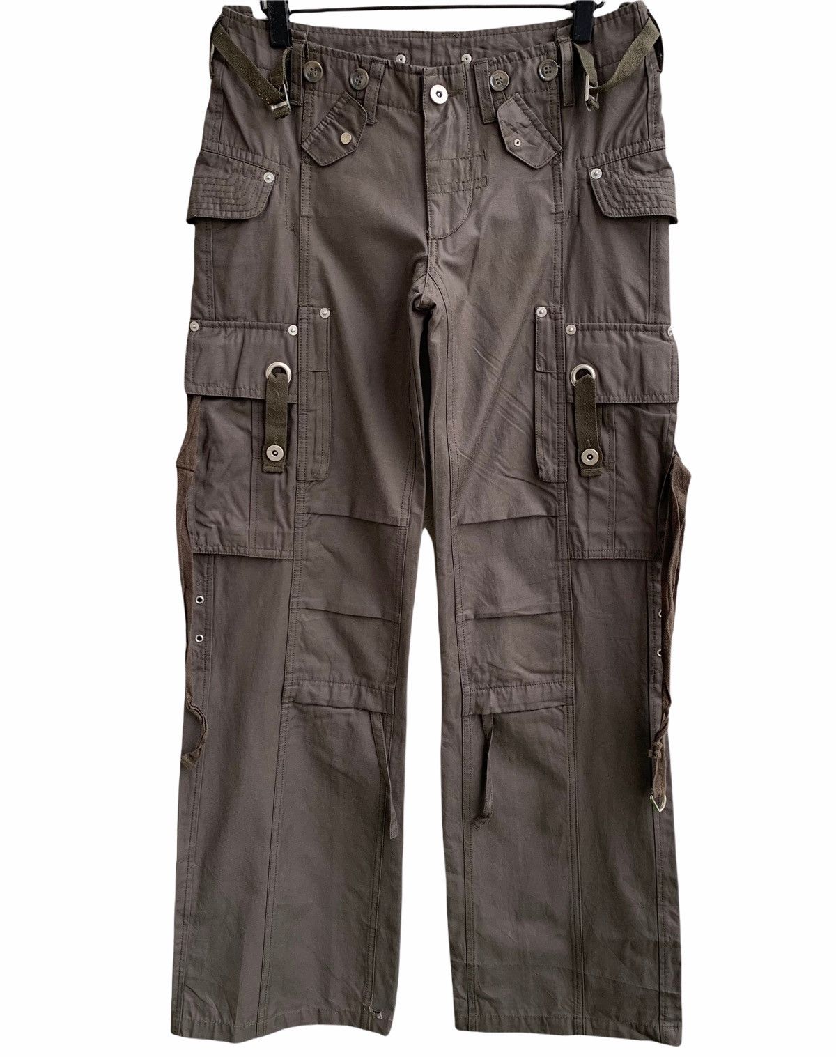Japanese Brand Multiple Pocket Cargo Pants Japanese Brand Size US 29 - 2 Thumbnail