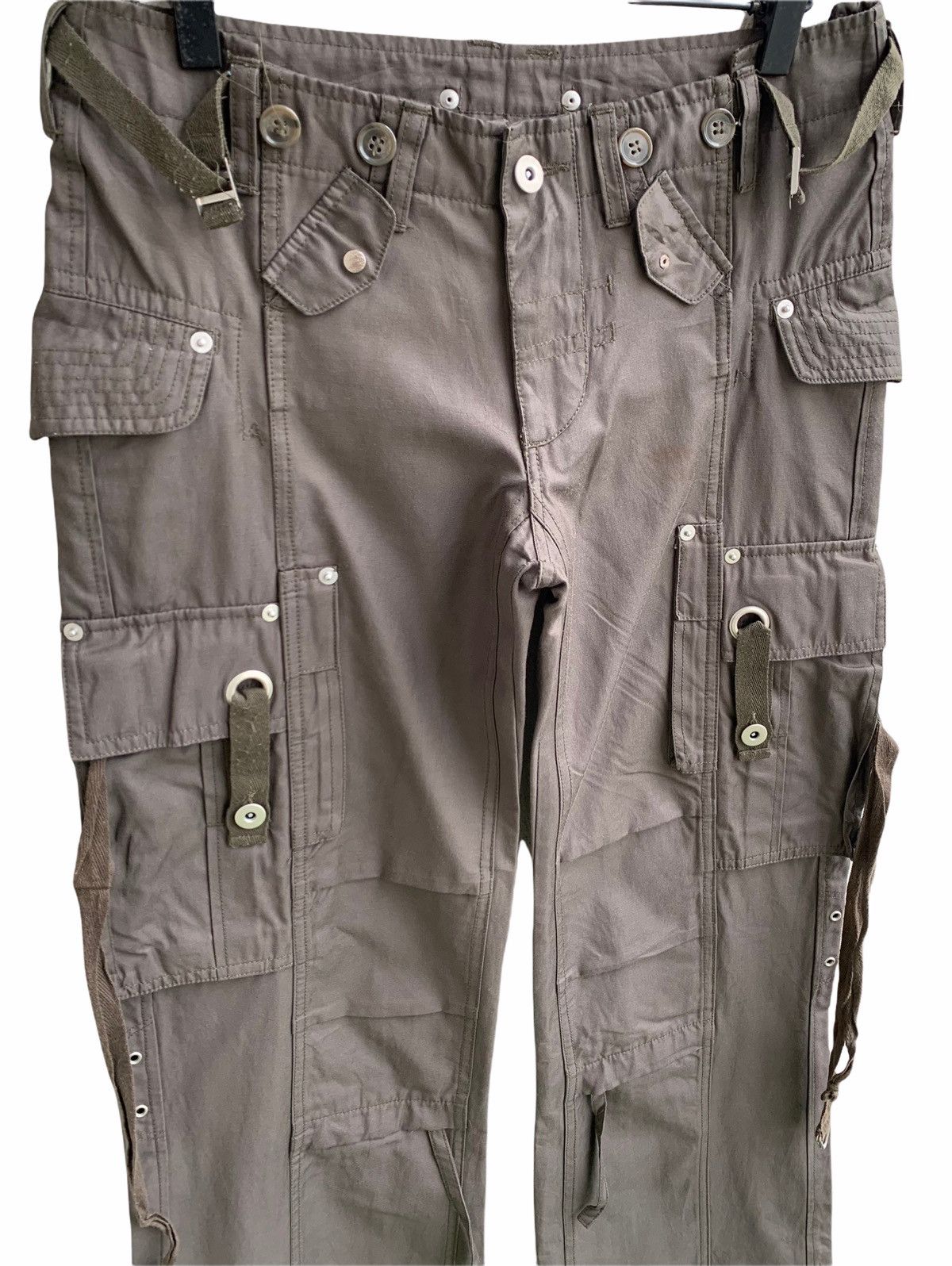 Japanese Brand Multiple Pocket Cargo Pants Japanese Brand Size US 29 - 5 Thumbnail