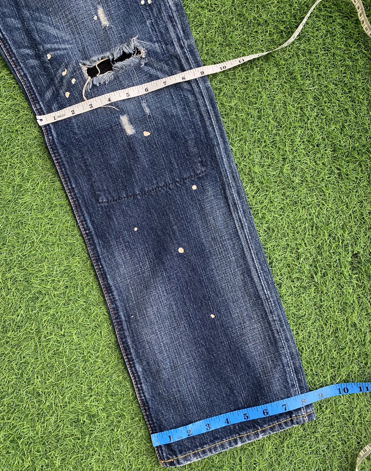 Japanese Brand Japanese Brand Distressed Painter Denim Size US 32 / EU 48 - 12 Thumbnail
