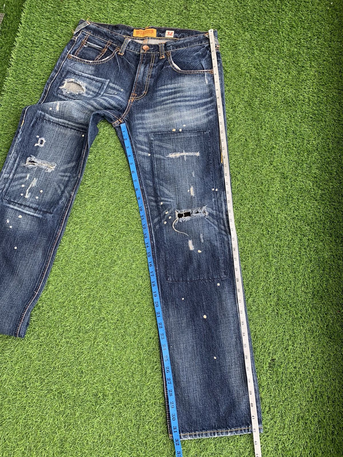 Japanese Brand Japanese Brand Distressed Painter Denim Size US 32 / EU 48 - 11 Thumbnail