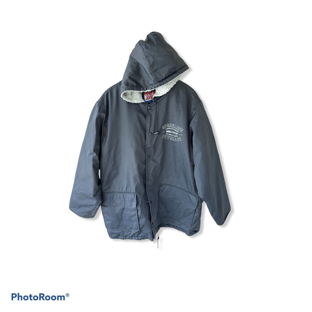 VINTAGE PEPSI X COCA COLA JACKET HOODED JAPAN - Main Image
