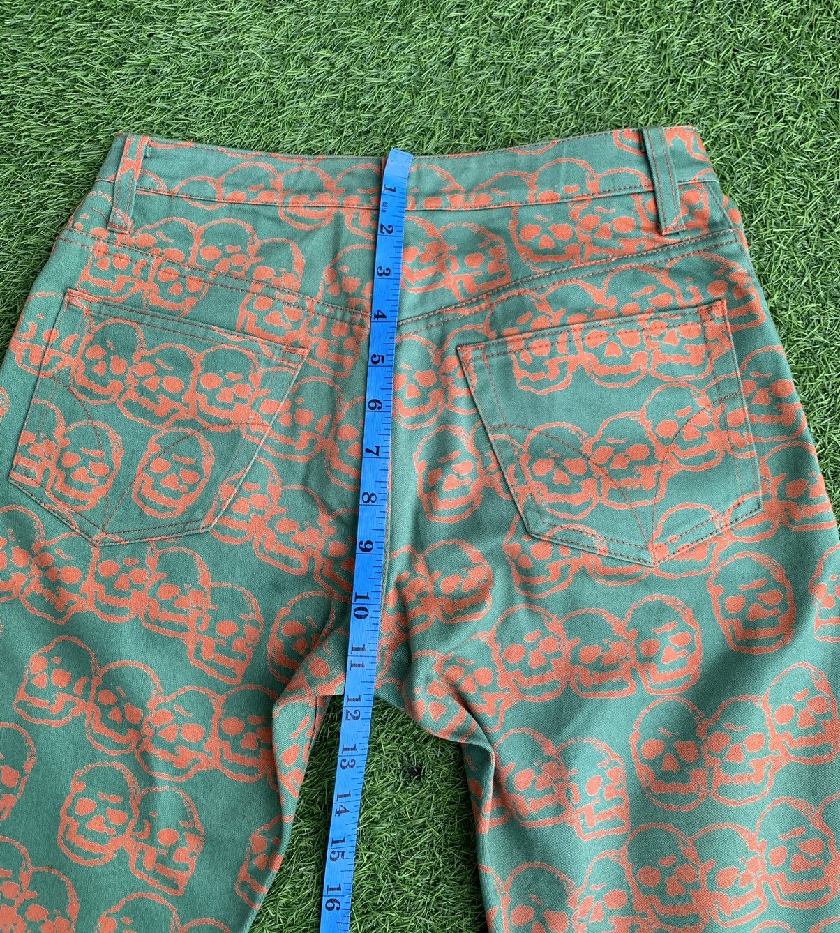 Hysteric Glamour Vintage Hysteric Glamour Skull Head Oval print Size US 28 / EU 44 - 16 Thumbnail