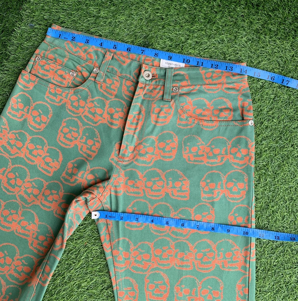 Hysteric Glamour Vintage Hysteric Glamour Skull Head Oval print Size US 28 / EU 44 - 12 Thumbnail