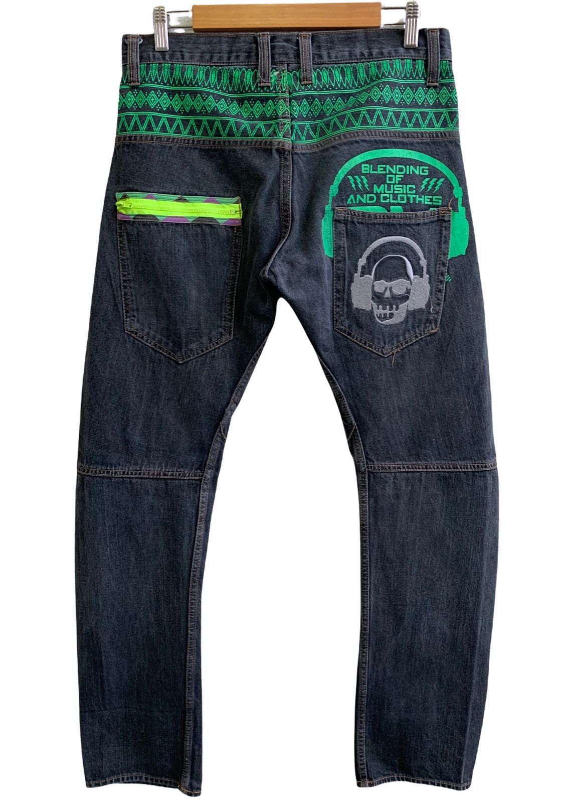 Japanese Brand Japanese Brand Blending Of Music And Clothes Jeans Size US 30 / EU 46 - 1 Thumbnail