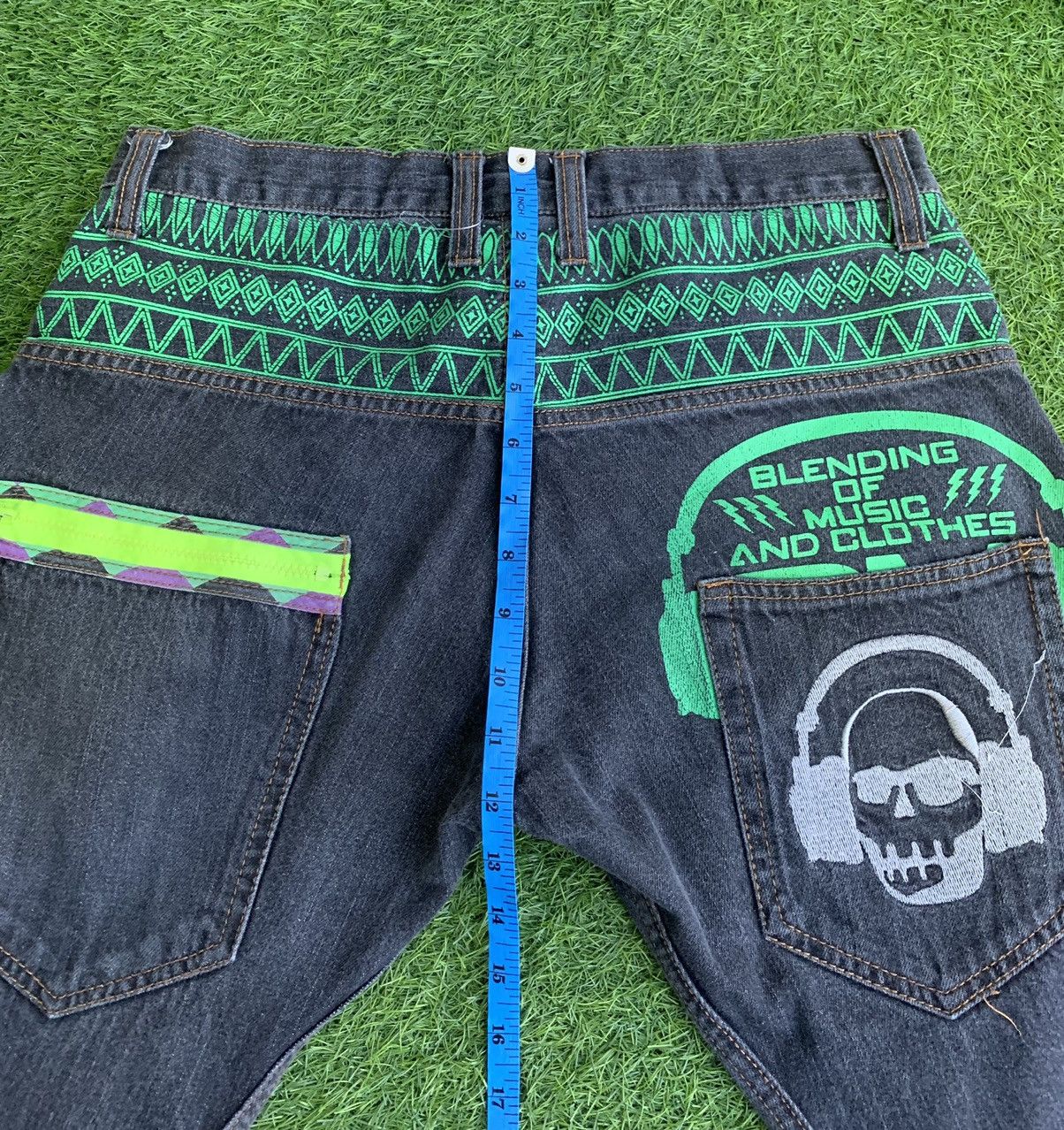 Japanese Brand Japanese Brand Blending Of Music And Clothes Jeans Size US 30 / EU 46 - 15 Thumbnail