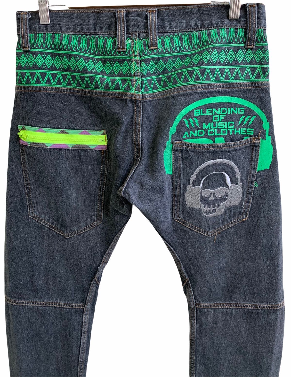 Japanese Brand Japanese Brand Blending Of Music And Clothes Jeans Size US 30 / EU 46 - 6 Thumbnail