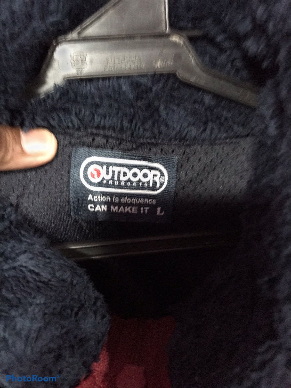 Japanese Brand OUTDOOR BLUE SIZE L FLEECE VEST Size 38L - 4 Thumbnail