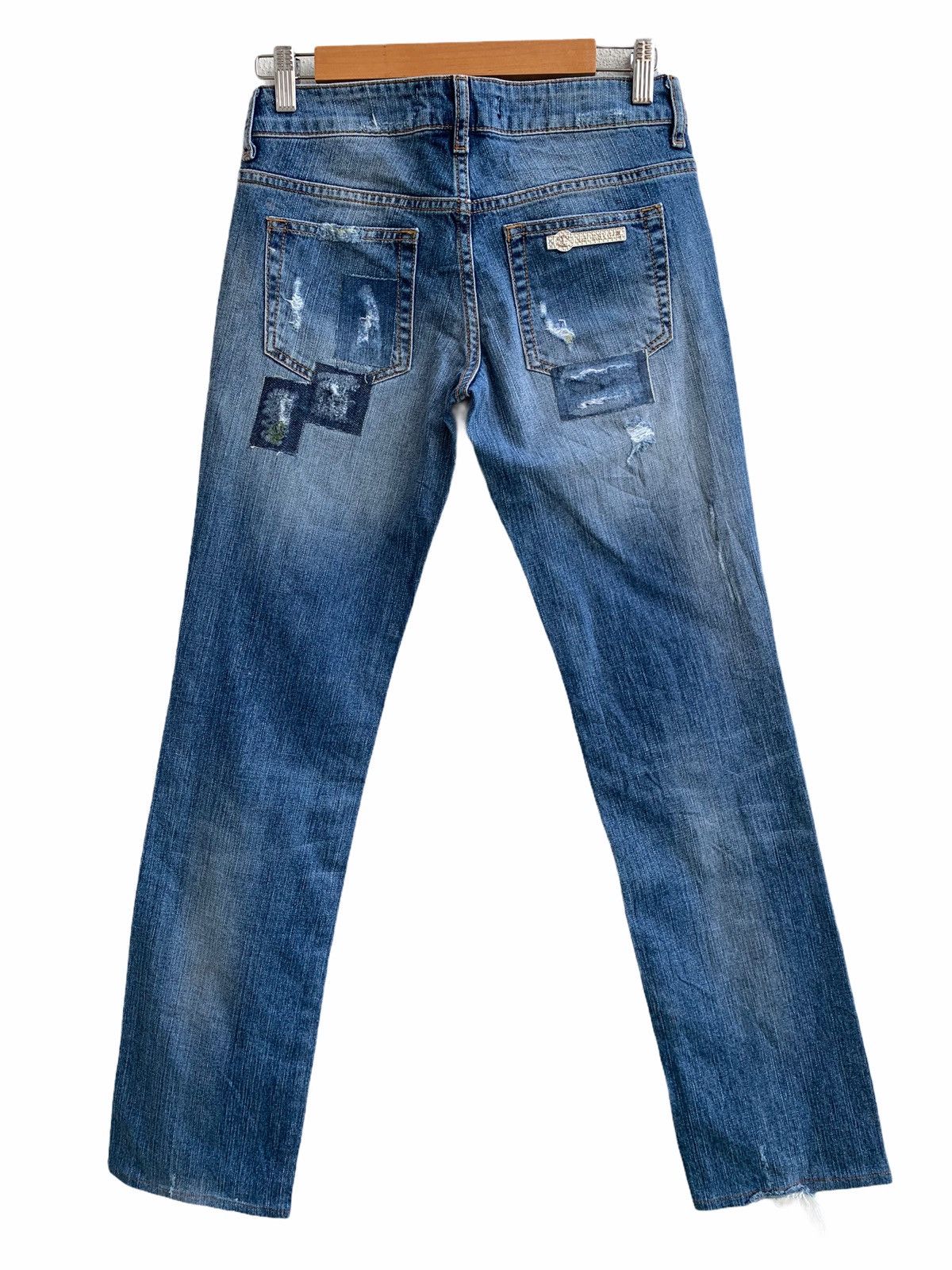 Just Cavalli Distressed patchwork Just Cavalli Jeans Size US 28 / EU 44 - 2 Thumbnail