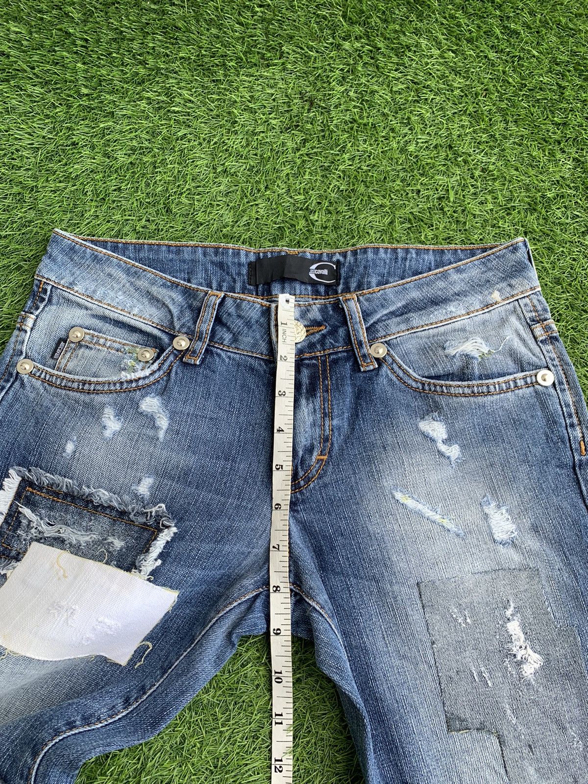 Just Cavalli Distressed patchwork Just Cavalli Jeans Size US 28 / EU 44 - 21 Thumbnail