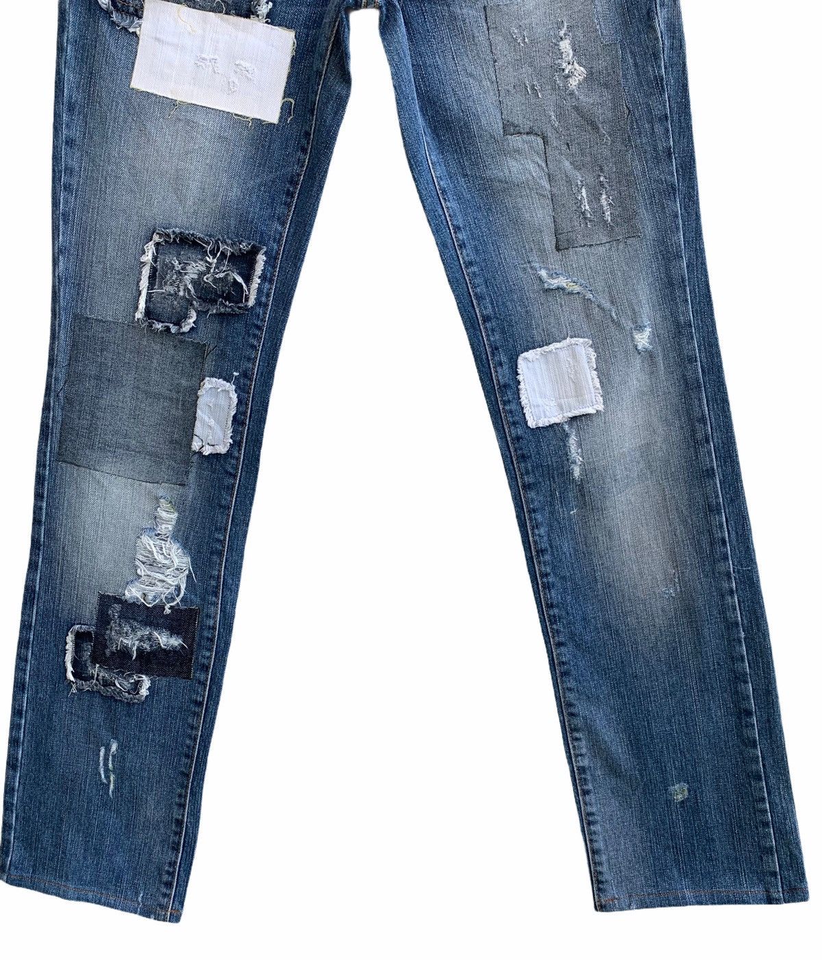 Just Cavalli Distressed patchwork Just Cavalli Jeans Size US 28 / EU 44 - 4 Thumbnail