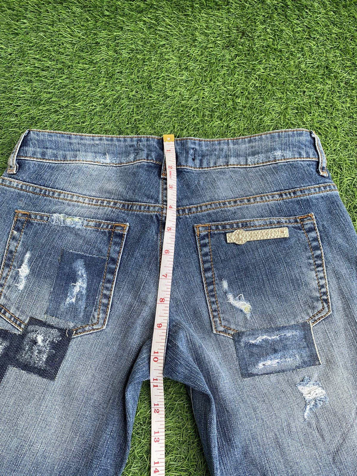 Just Cavalli Distressed patchwork Just Cavalli Jeans Size US 28 / EU 44 - 18 Thumbnail