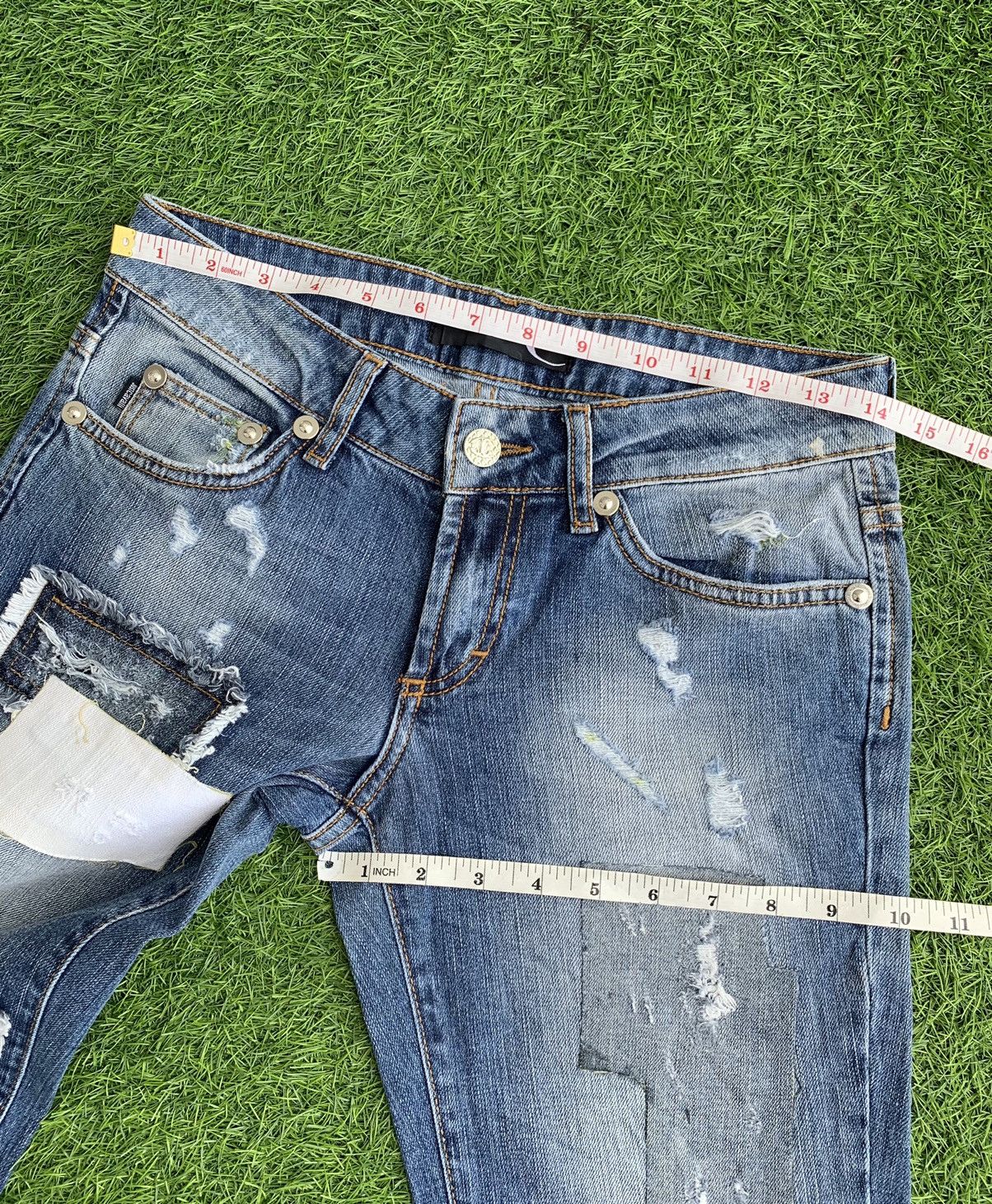 Just Cavalli Distressed patchwork Just Cavalli Jeans Size US 28 / EU 44 - 15 Thumbnail