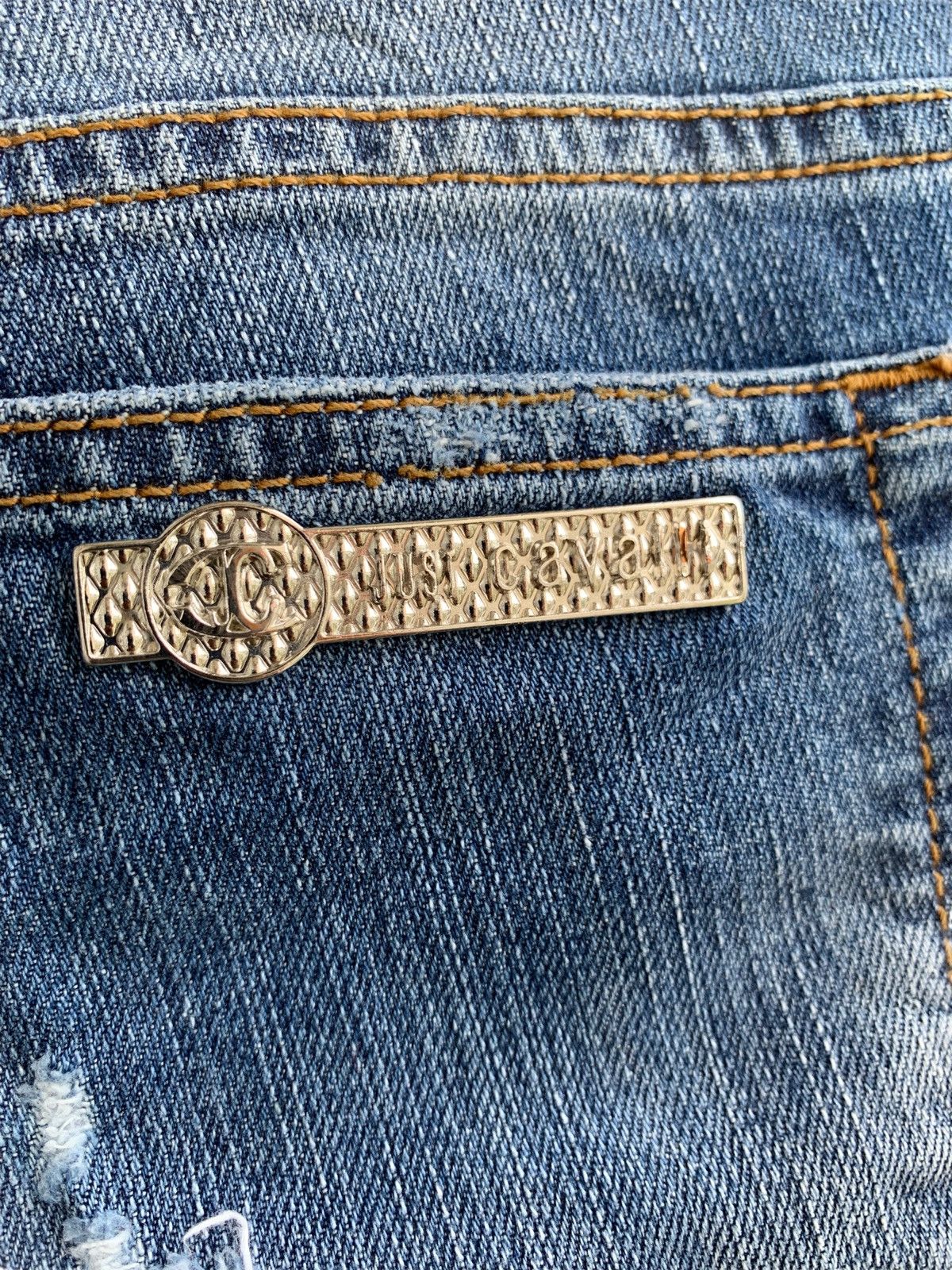 Just Cavalli Distressed patchwork Just Cavalli Jeans Size US 28 / EU 44 - 10 Thumbnail