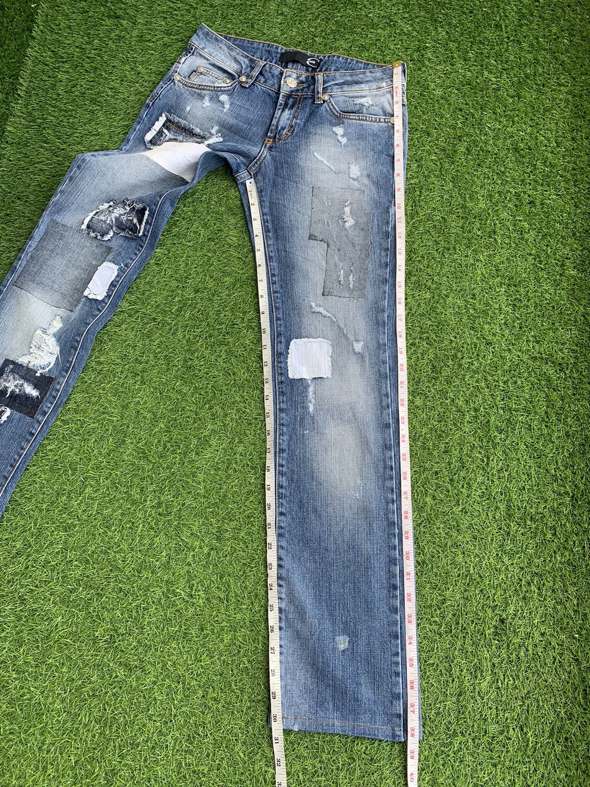 Just Cavalli Distressed patchwork Just Cavalli Jeans Size US 28 / EU 44 - 19 Thumbnail