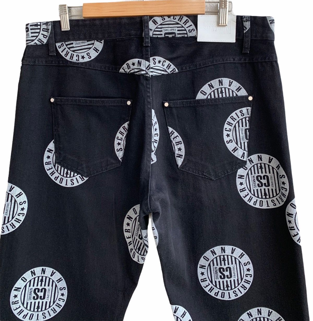 Christopher Shannon Rare Designers Cristopher Shanonnon Jeans printed Size US 36 / EU 52 - 4 Thumbnail