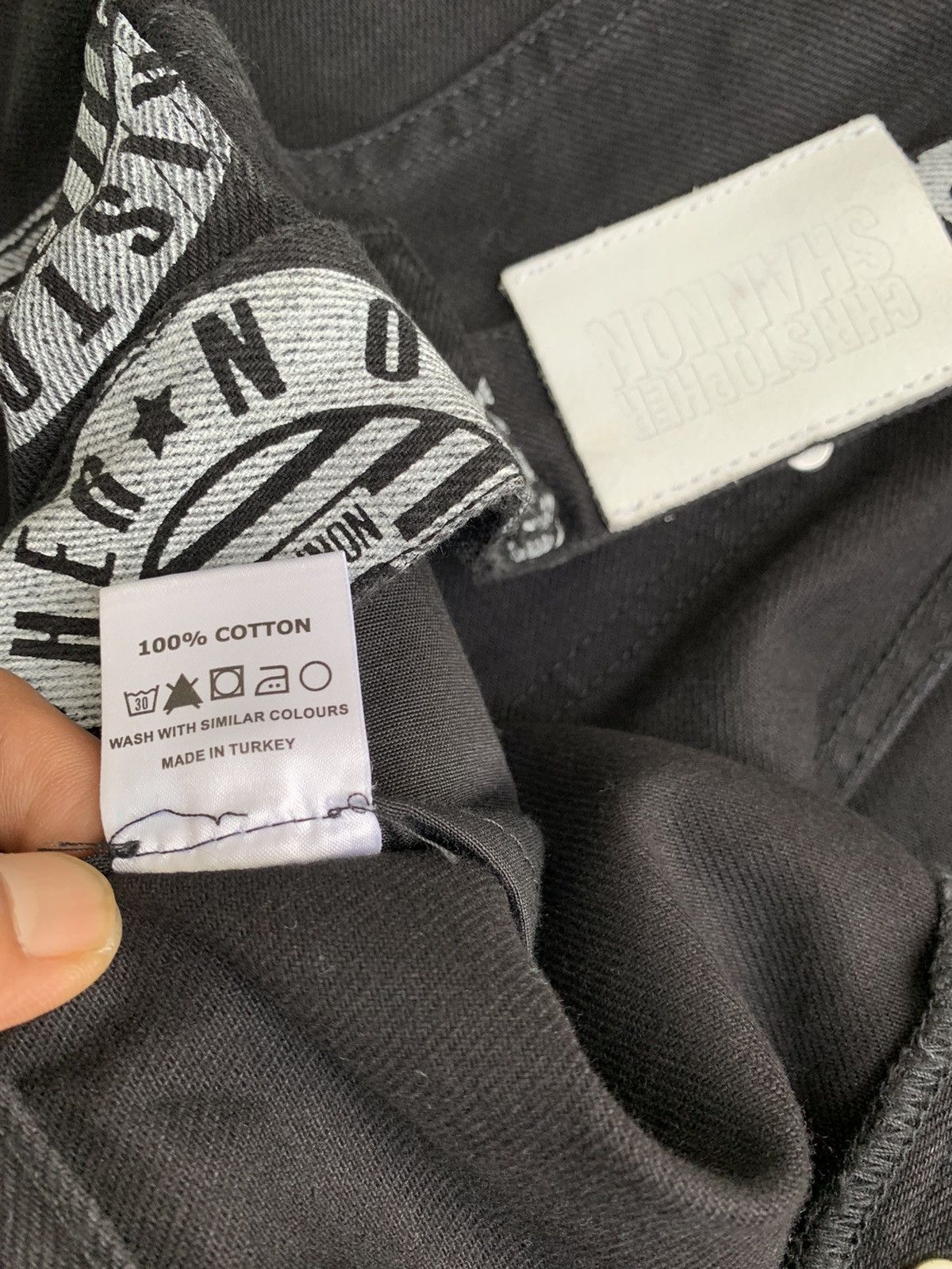 Christopher Shannon Rare Designers Cristopher Shanonnon Jeans printed Size US 36 / EU 52 - 10 Thumbnail