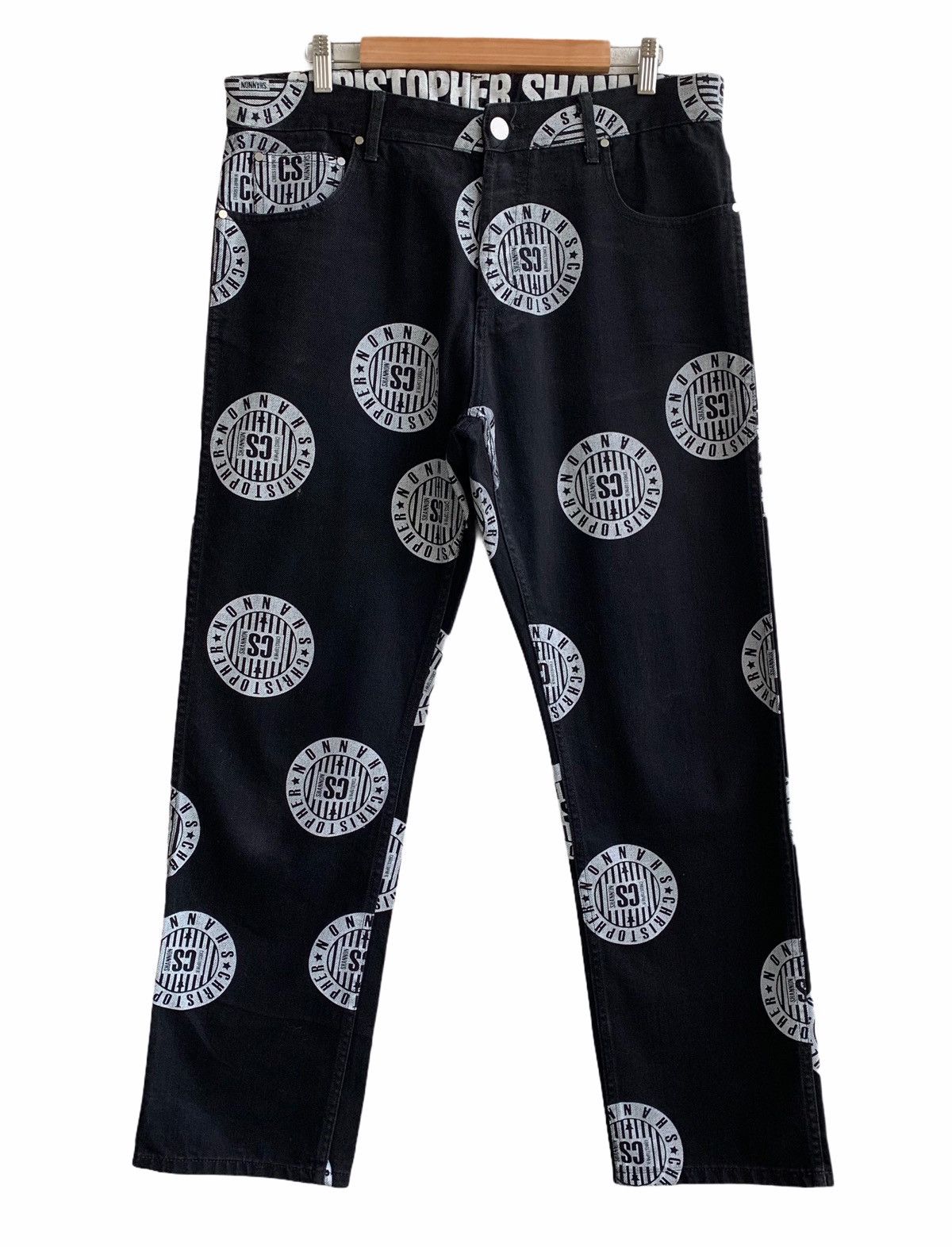 Christopher Shannon Rare Designers Cristopher Shanonnon Jeans printed Size US 36 / EU 52 - 1 Thumbnail