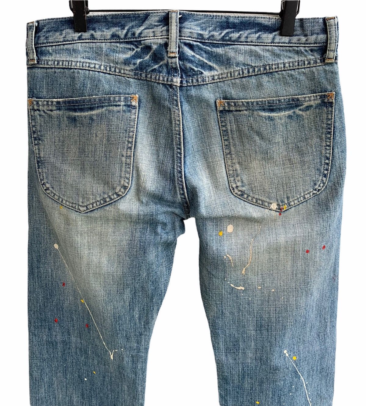 Japanese Brand Japanese Brand R.Newbold Splattered Paint Denim Size US 32 / EU 48 - 6 Thumbnail