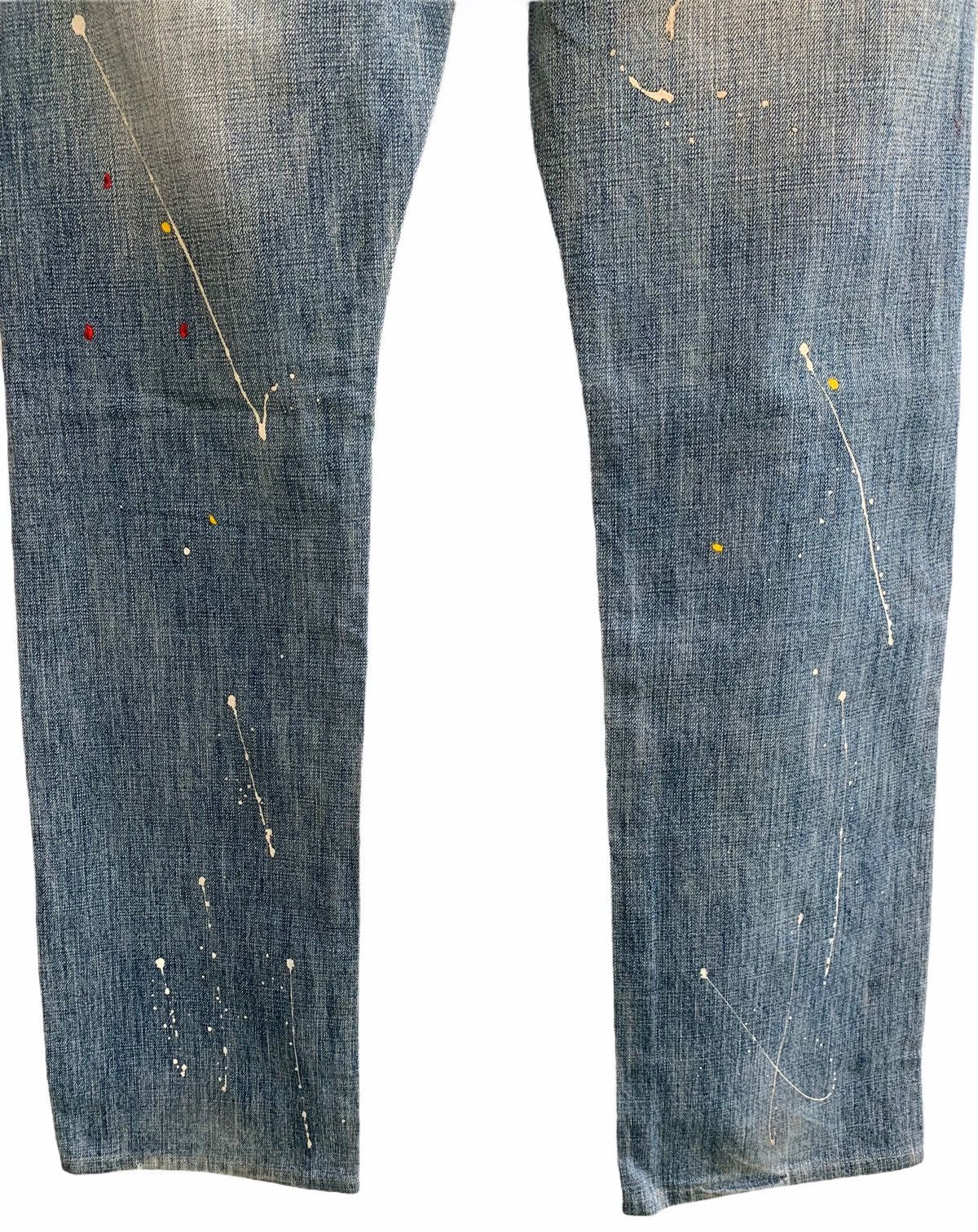 Japanese Brand Japanese Brand R.Newbold Splattered Paint Denim Size US 32 / EU 48 - 3 Thumbnail