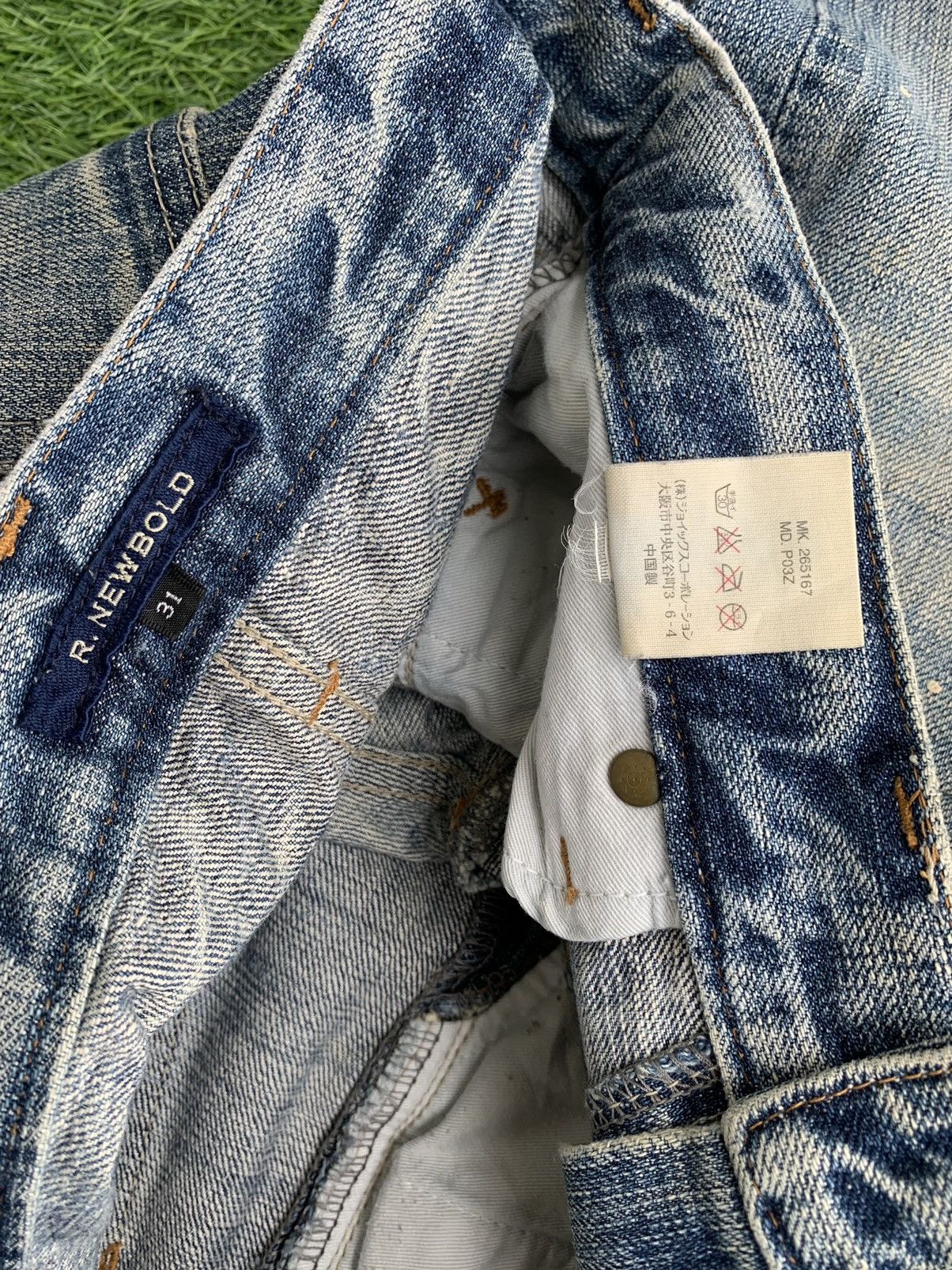 Japanese Brand Japanese Brand R.Newbold Splattered Paint Denim Size US 32 / EU 48 - 10 Thumbnail