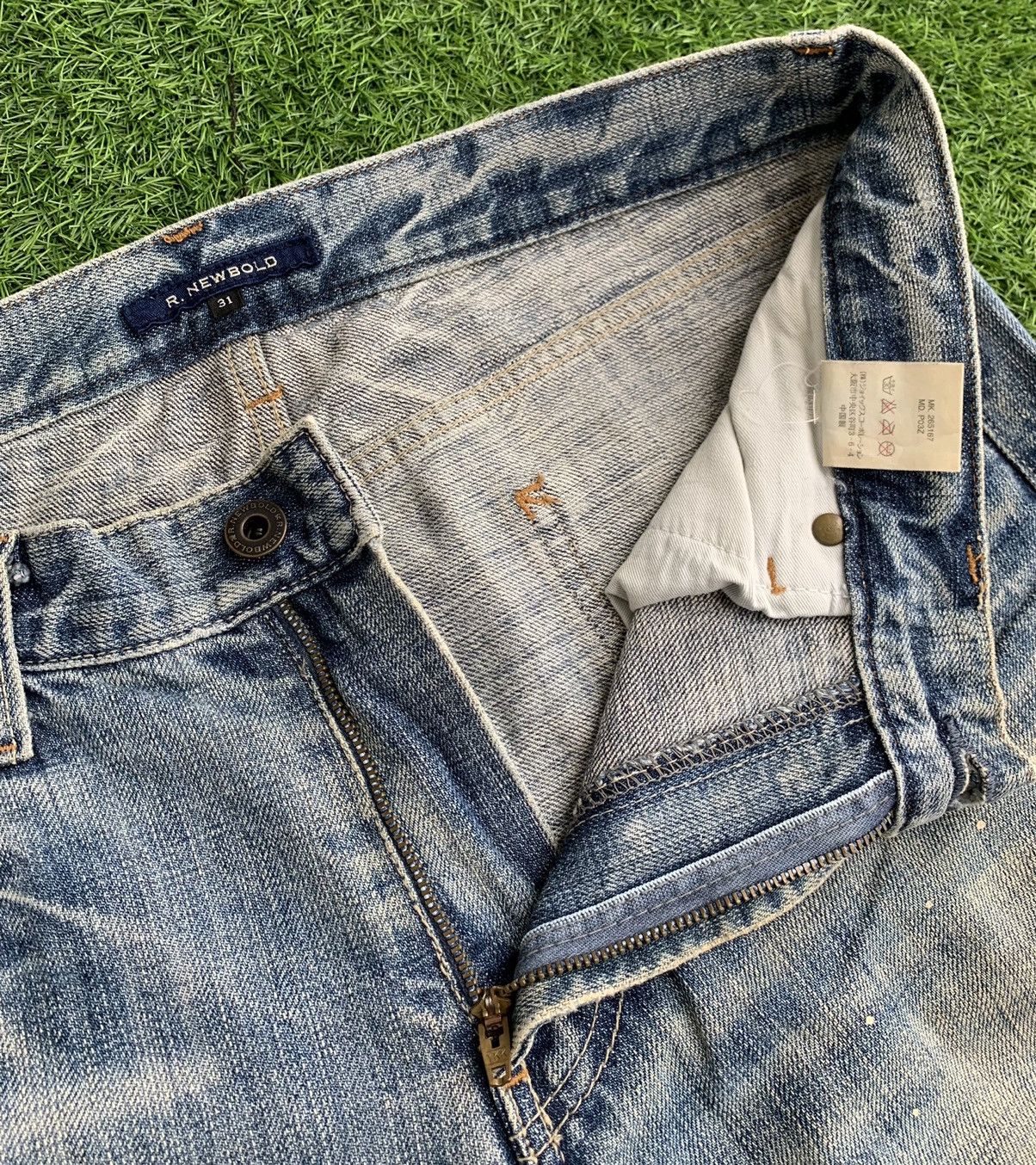 Japanese Brand Japanese Brand R.Newbold Splattered Paint Denim Size US 32 / EU 48 - 9 Thumbnail
