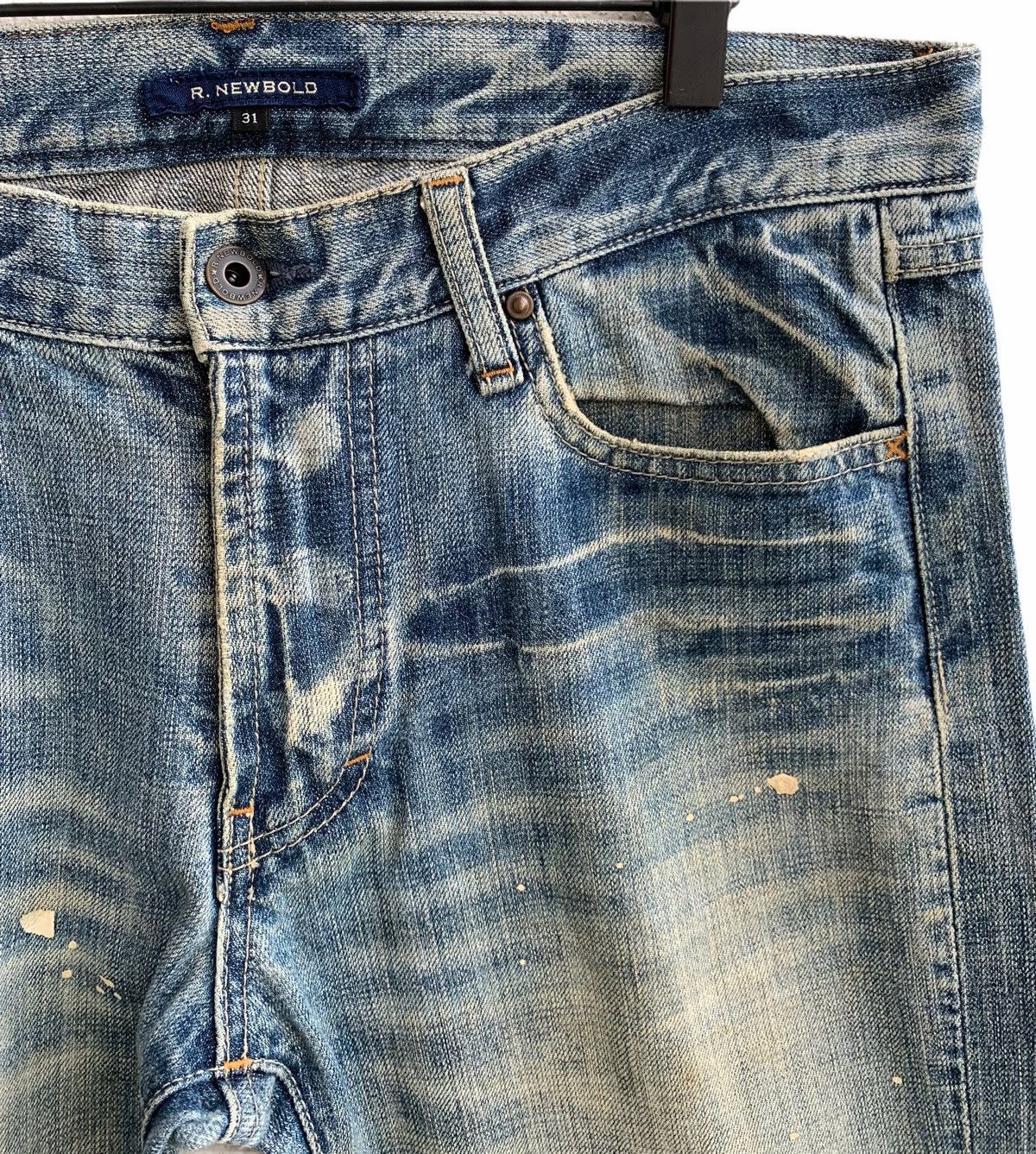 Japanese Brand Japanese Brand R.Newbold Splattered Paint Denim Size US 32 / EU 48 - 7 Thumbnail