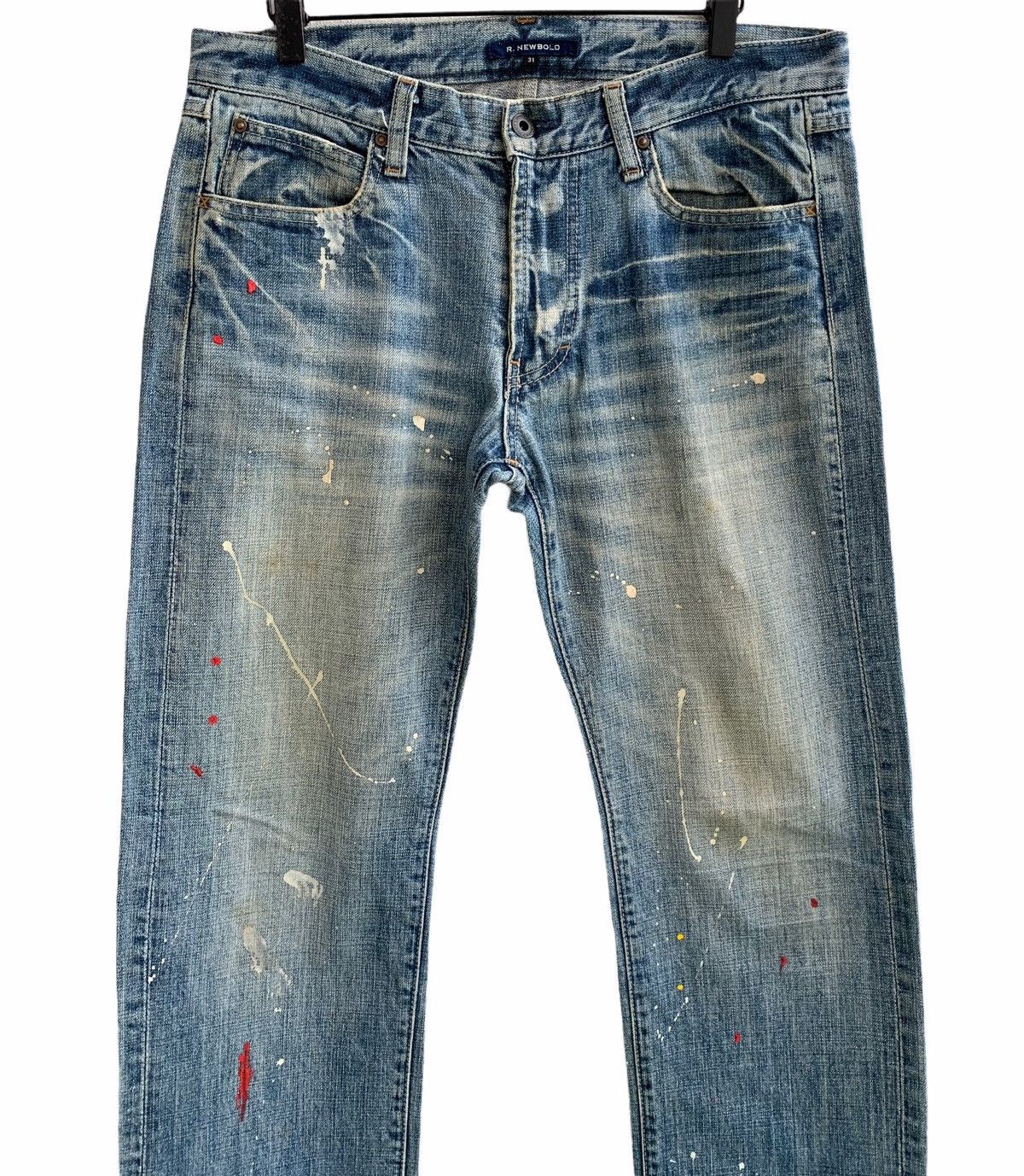 Japanese Brand Japanese Brand R.Newbold Splattered Paint Denim Size US 32 / EU 48 - 4 Thumbnail