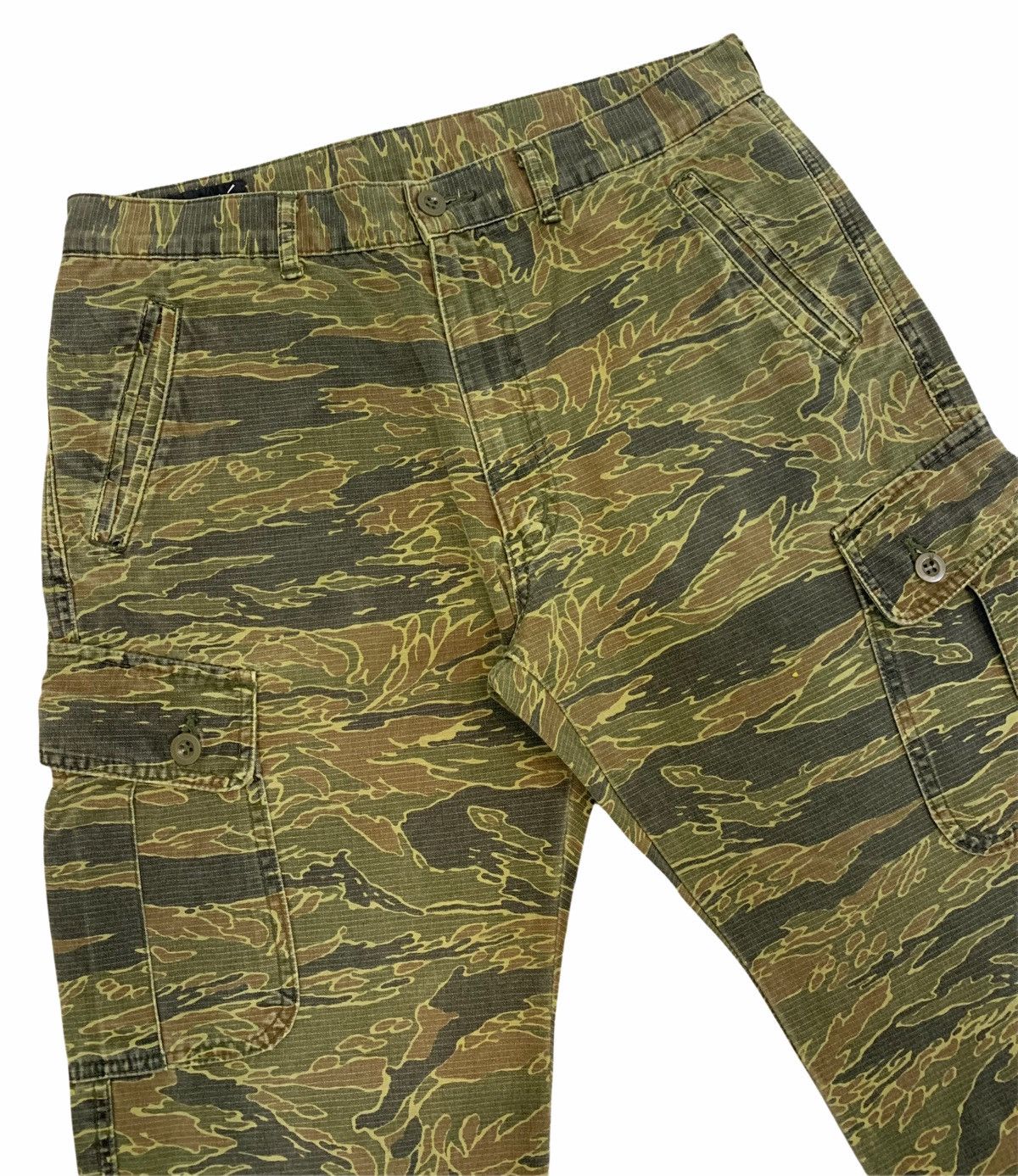 Japanese Brand Vintage Japanesebrand Purete Tigers Stripe Cargo Pocket Size US 32 / EU 48 - 7 Thumbnail