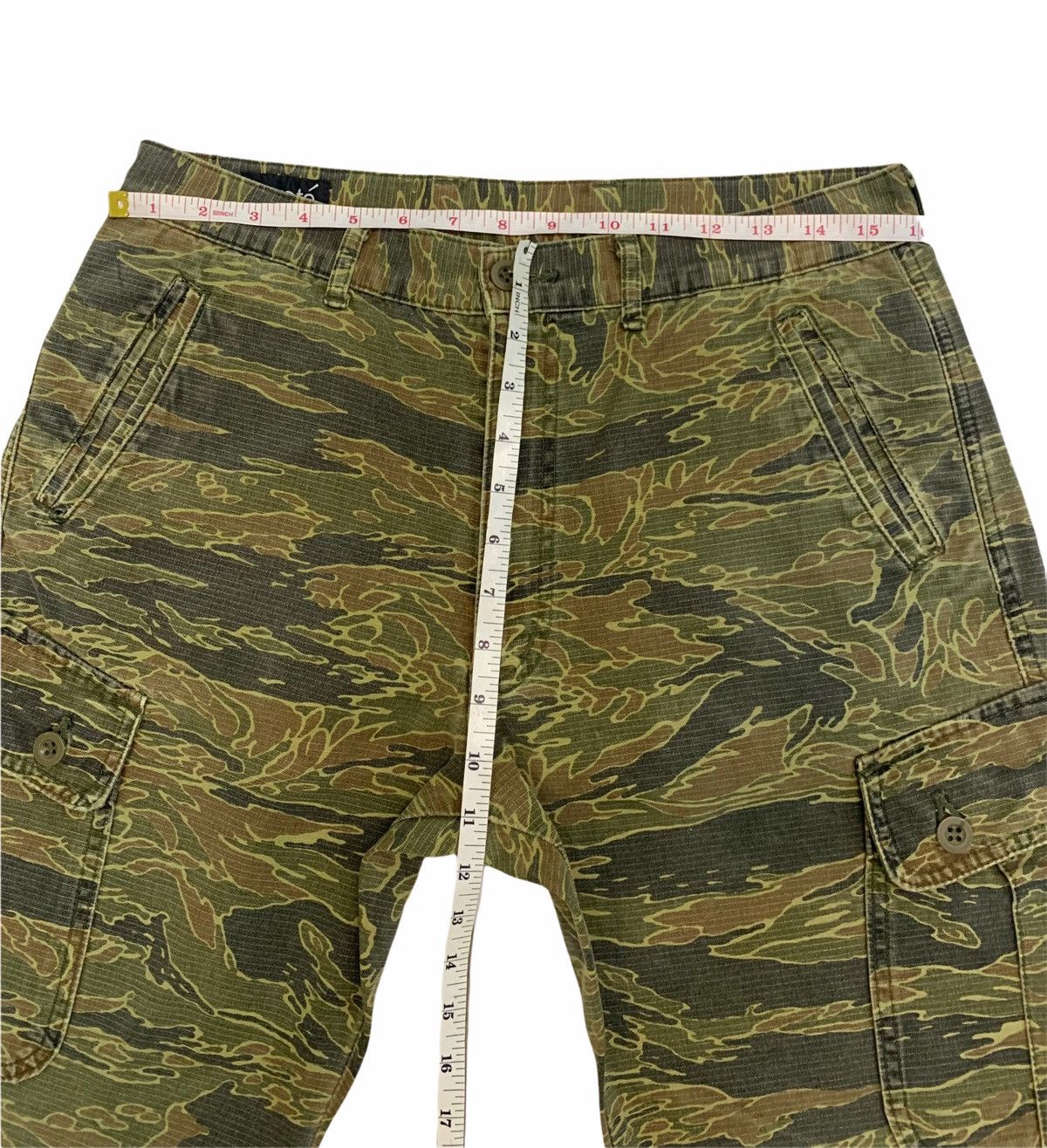 Japanese Brand Vintage Japanesebrand Purete Tigers Stripe Cargo Pocket Size US 32 / EU 48 - 19 Thumbnail