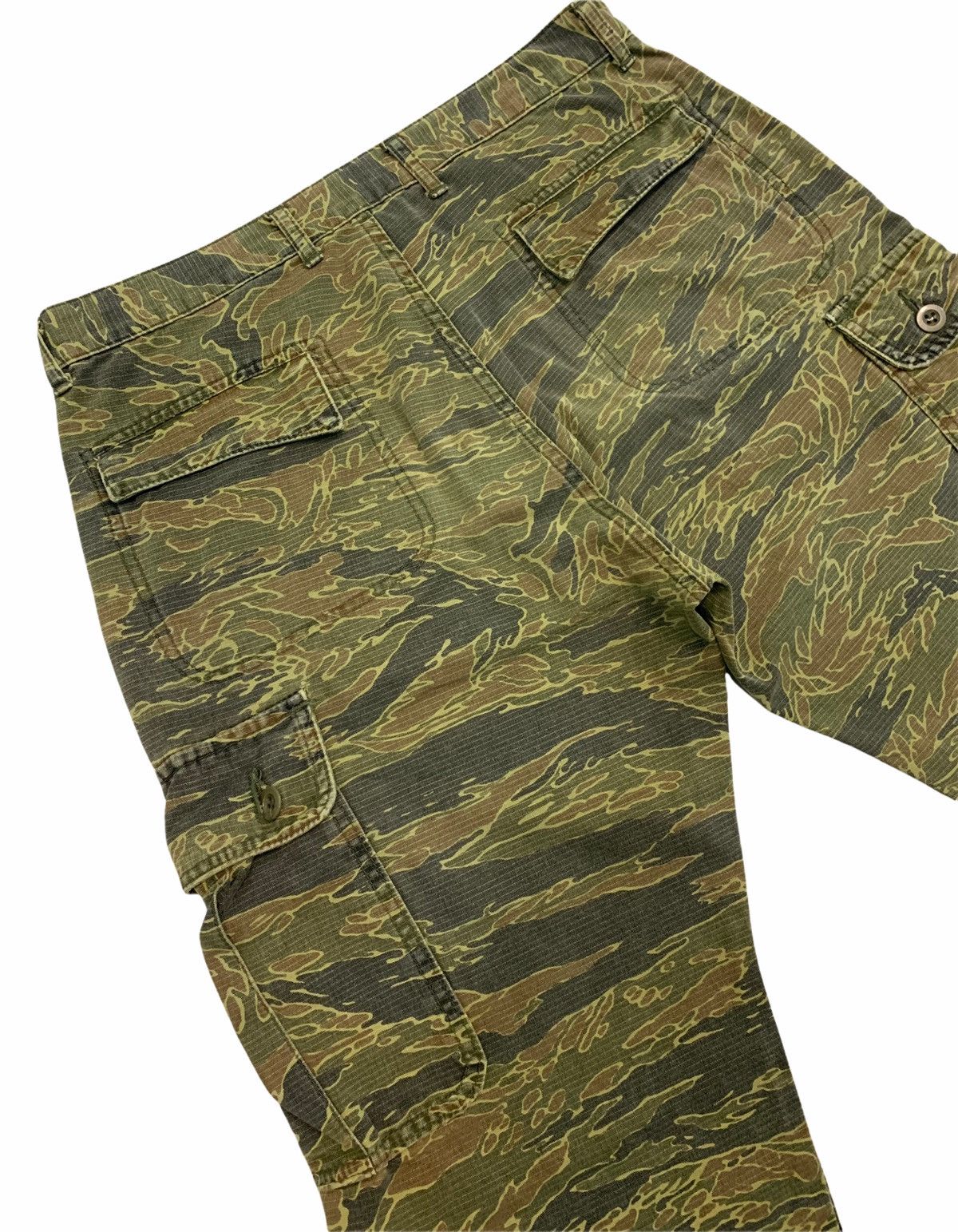Japanese Brand Vintage Japanesebrand Purete Tigers Stripe Cargo Pocket Size US 32 / EU 48 - 14 Thumbnail