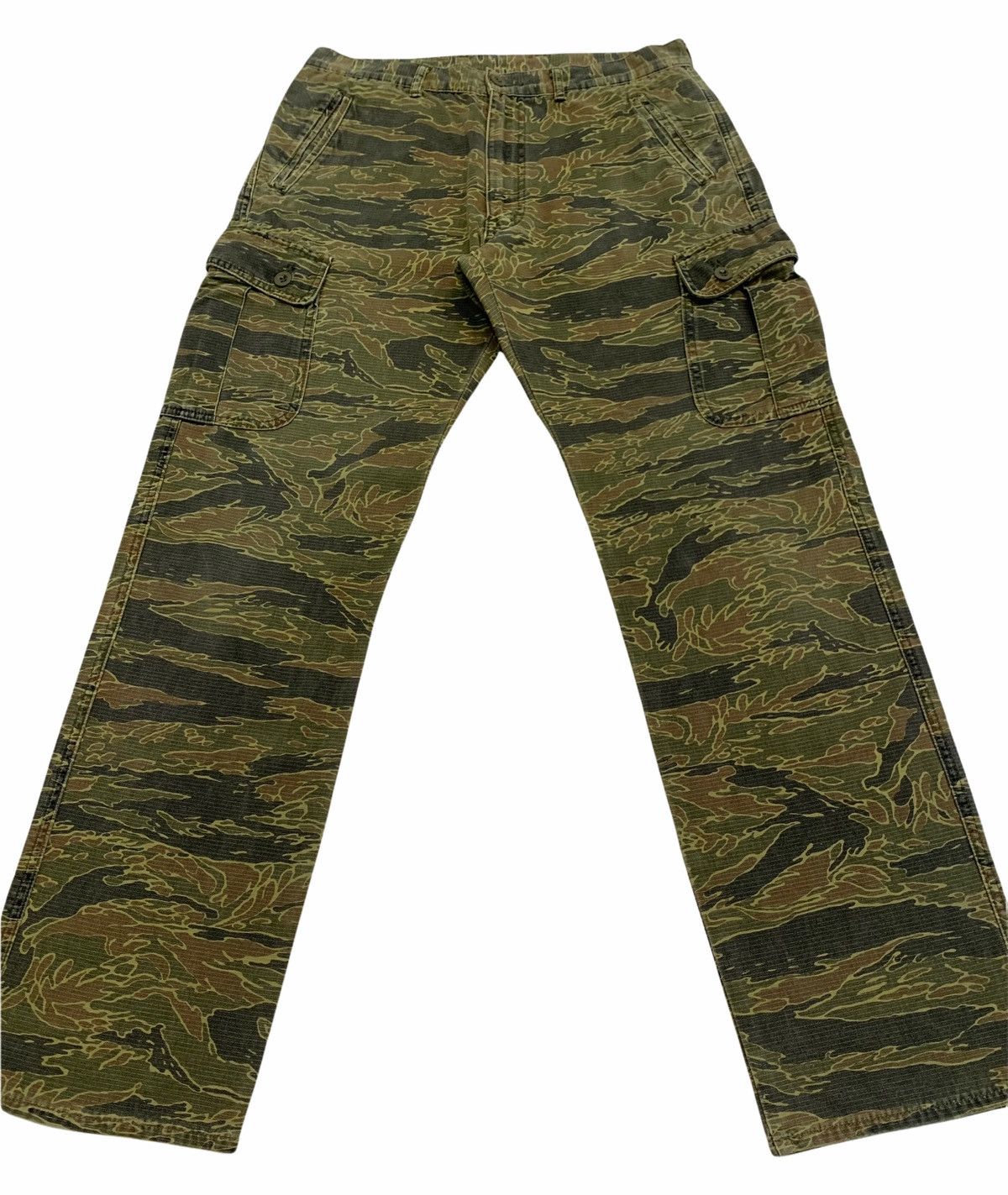 Japanese Brand Vintage Japanesebrand Purete Tigers Stripe Cargo Pocket Size US 32 / EU 48 - 4 Thumbnail