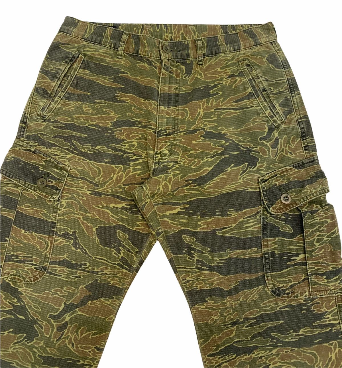 Japanese Brand Vintage Japanesebrand Purete Tigers Stripe Cargo Pocket Size US 32 / EU 48 - 12 Thumbnail