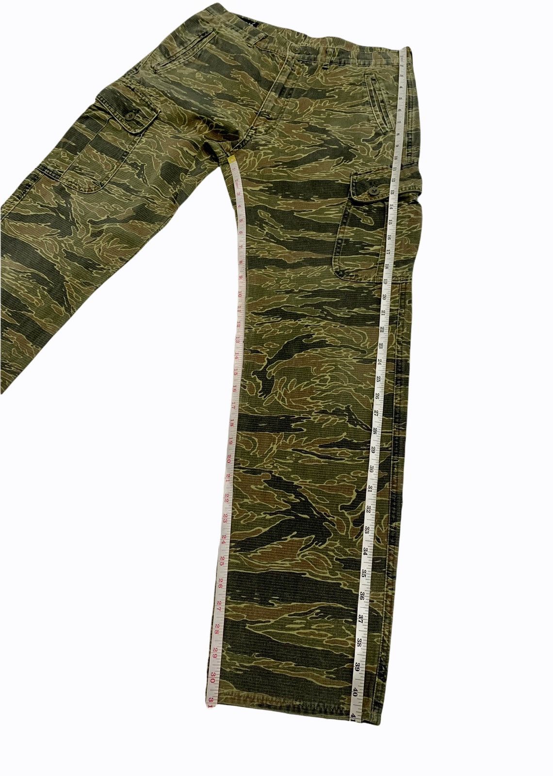Japanese Brand Vintage Japanesebrand Purete Tigers Stripe Cargo Pocket Size US 32 / EU 48 - 20 Thumbnail