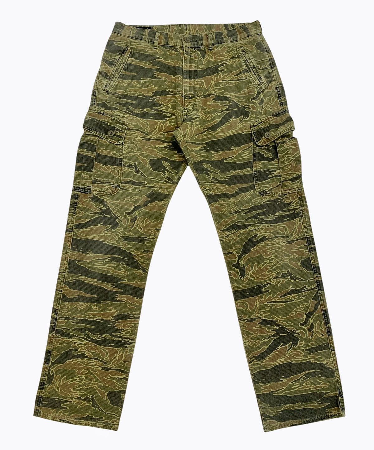 Vintage Japanesebrand Purete Tigers Stripe Cargo Pocket