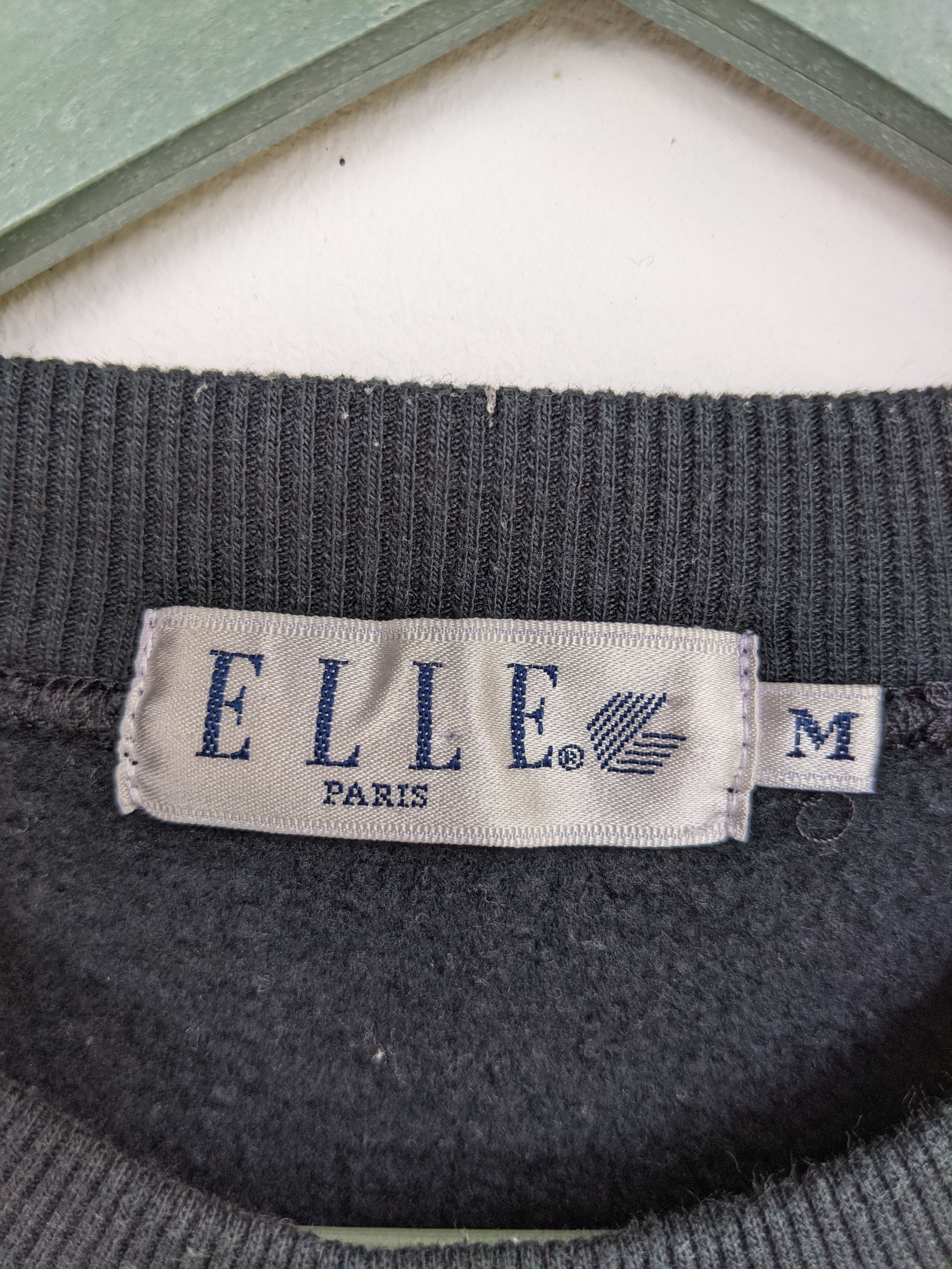 Designer Vintage Elle Paris Embroidery Logo Sweatshirt Size US M / EU 48-50 / 2 - 4 Thumbnail