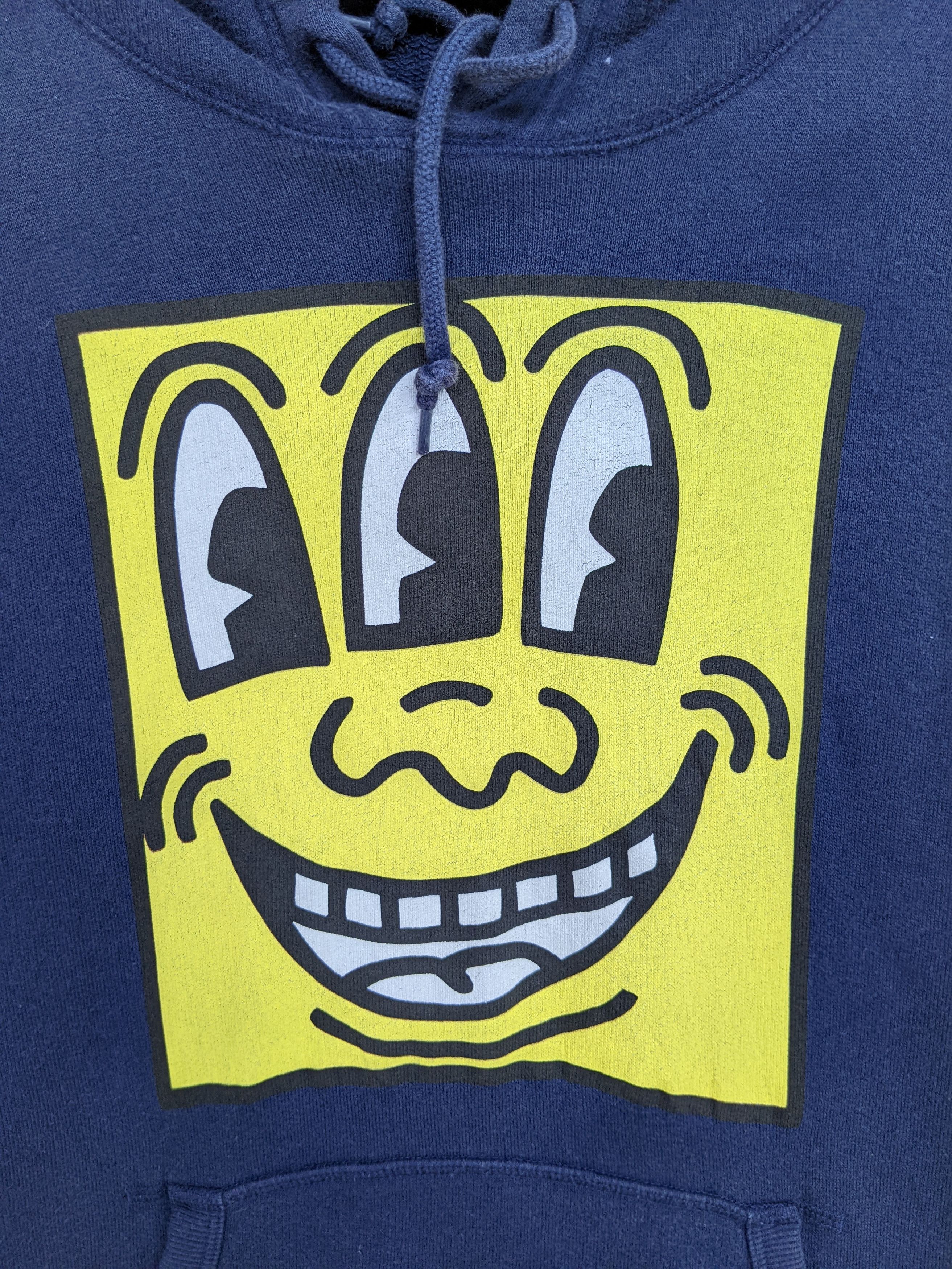 Keith Haring uniqlo Keith Haring Face Hoodie Size US L / EU 52-54 / 3 - 3 Thumbnail