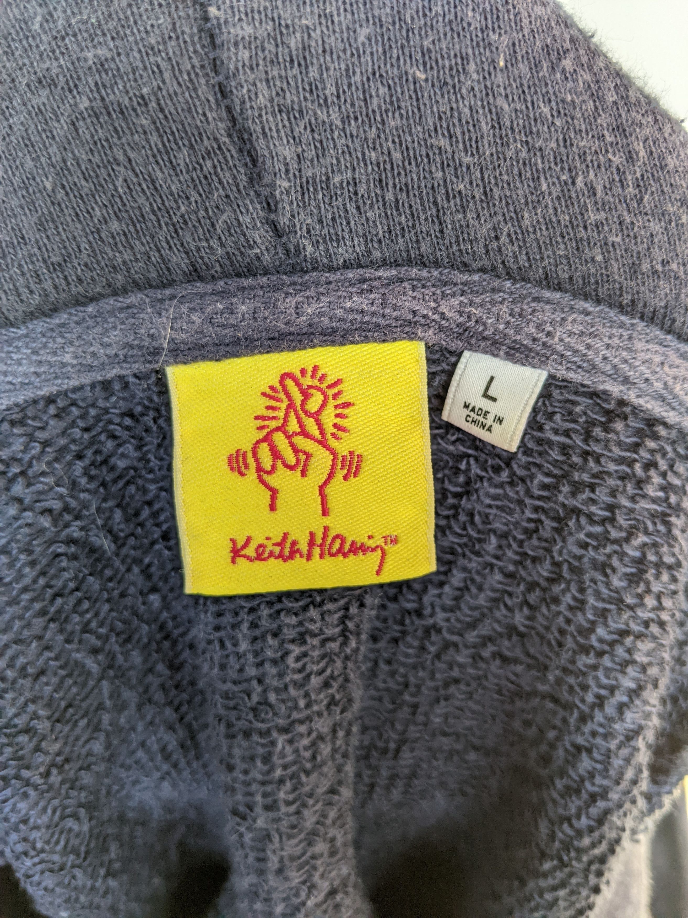Keith Haring uniqlo Keith Haring Face Hoodie Size US L / EU 52-54 / 3 - 5 Thumbnail