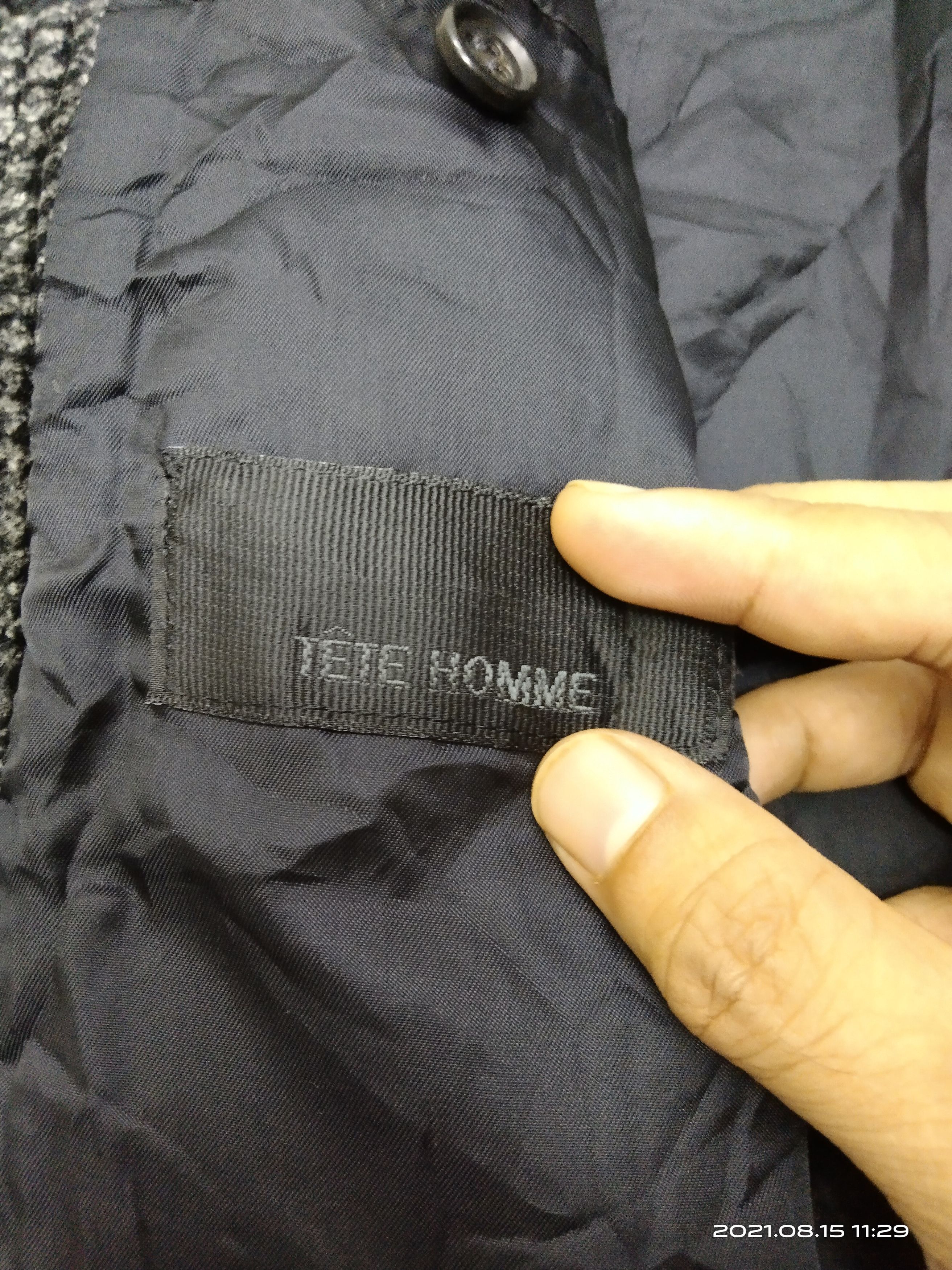 Issey Miyake × Tete Homme ISSEY MIYAKI TETE HOMME CORDUROY COATS JACKET Size US M / EU 48-50 / 2 - 7 Thumbnail