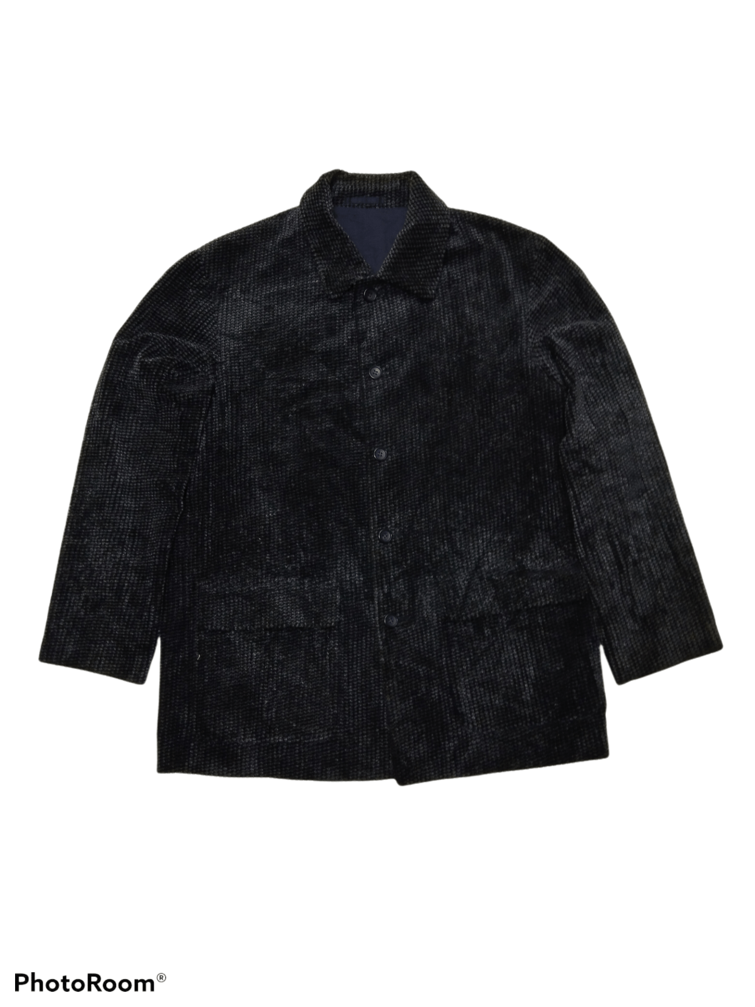Issey Miyake × Tete Homme ISSEY MIYAKI TETE HOMME CORDUROY COATS JACKET Size US M / EU 48-50 / 2 - 1 Thumbnail