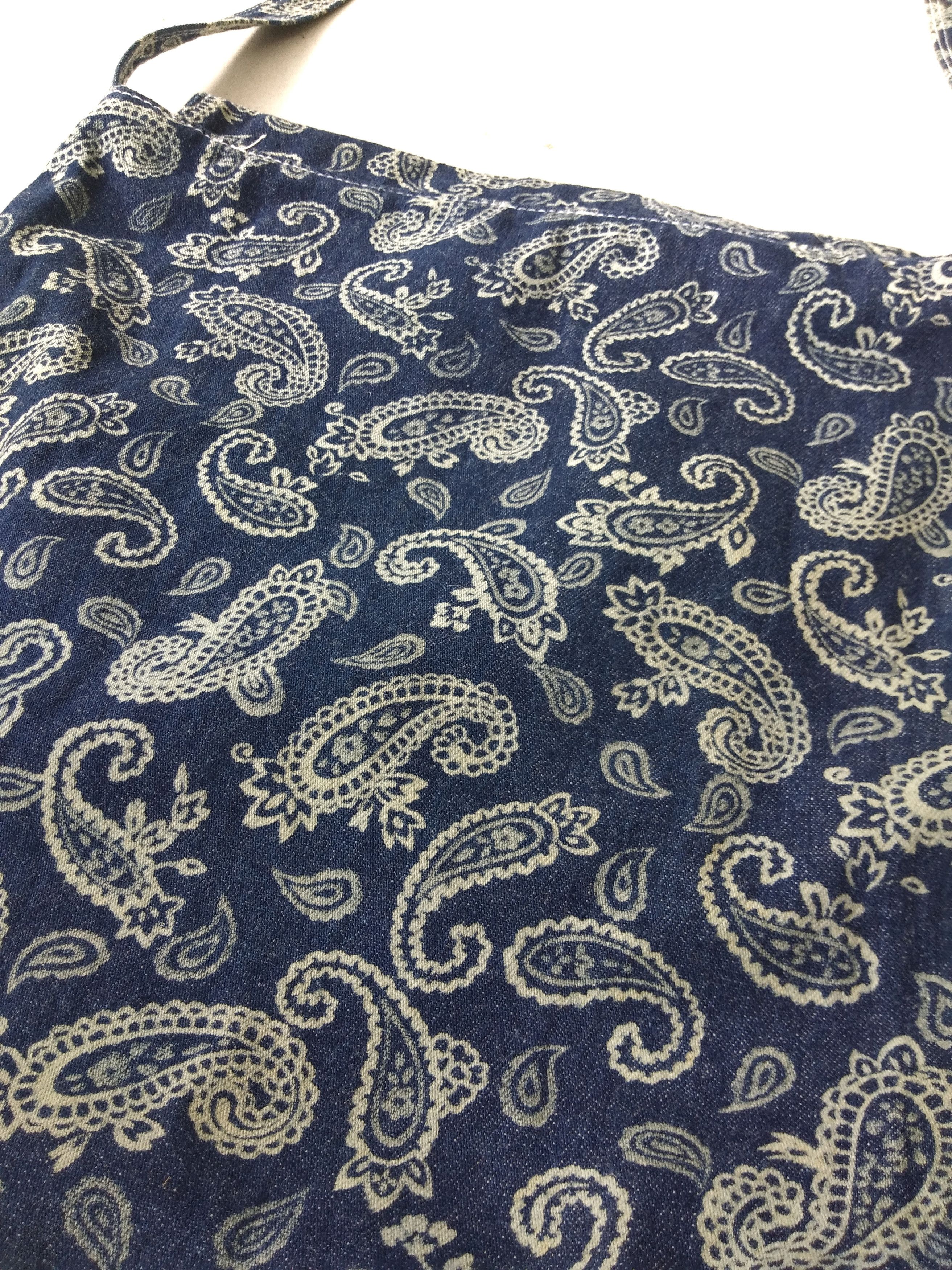 Indigo × Vintage Vintage indigo Nimes Paislee Sling bag Size ONE SIZE - 6 Thumbnail
