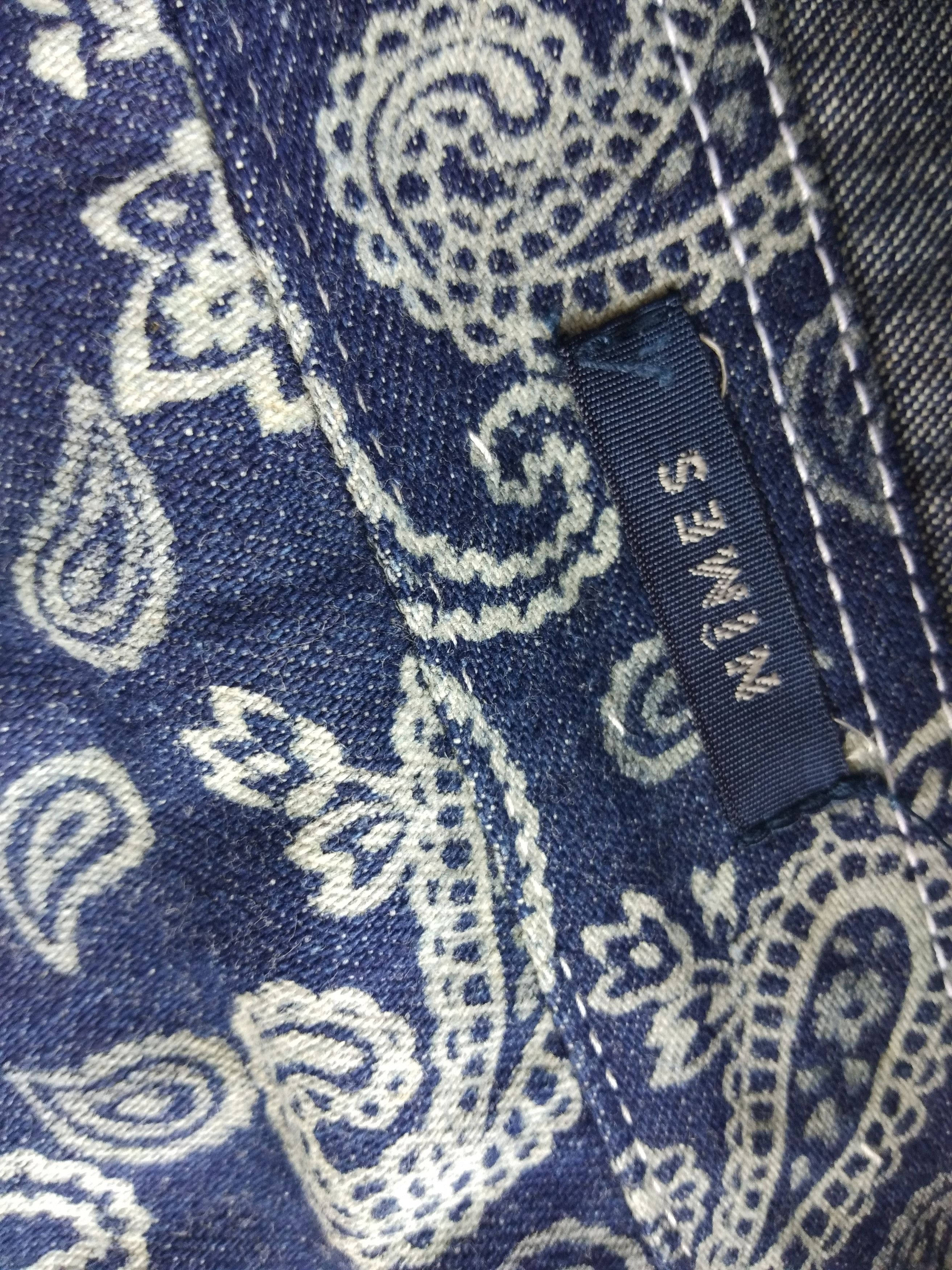 Indigo × Vintage Vintage indigo Nimes Paislee Sling bag Size ONE SIZE - 5 Thumbnail