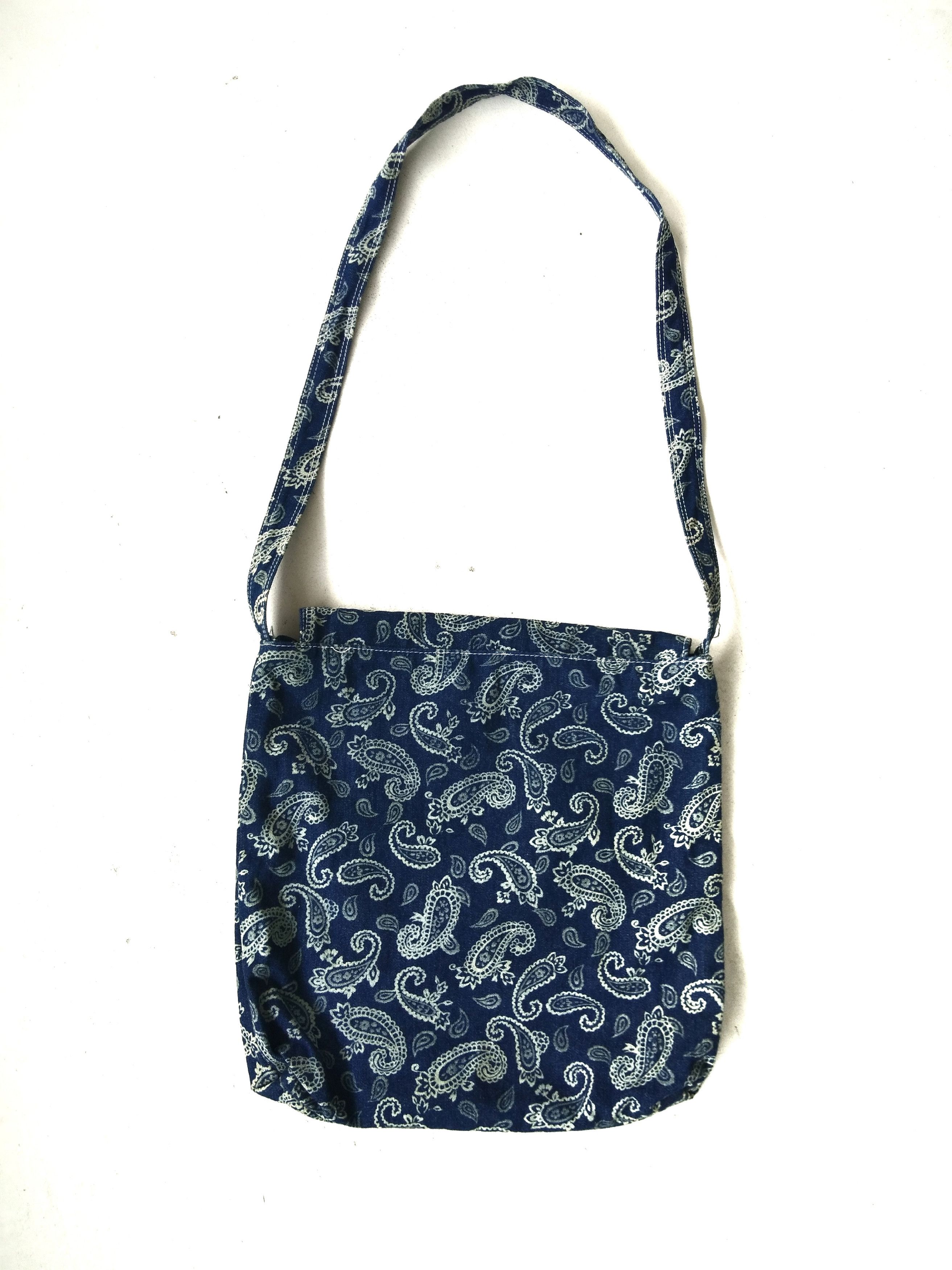 Indigo × Vintage Vintage indigo Nimes Paislee Sling bag Size ONE SIZE - 1 Thumbnail