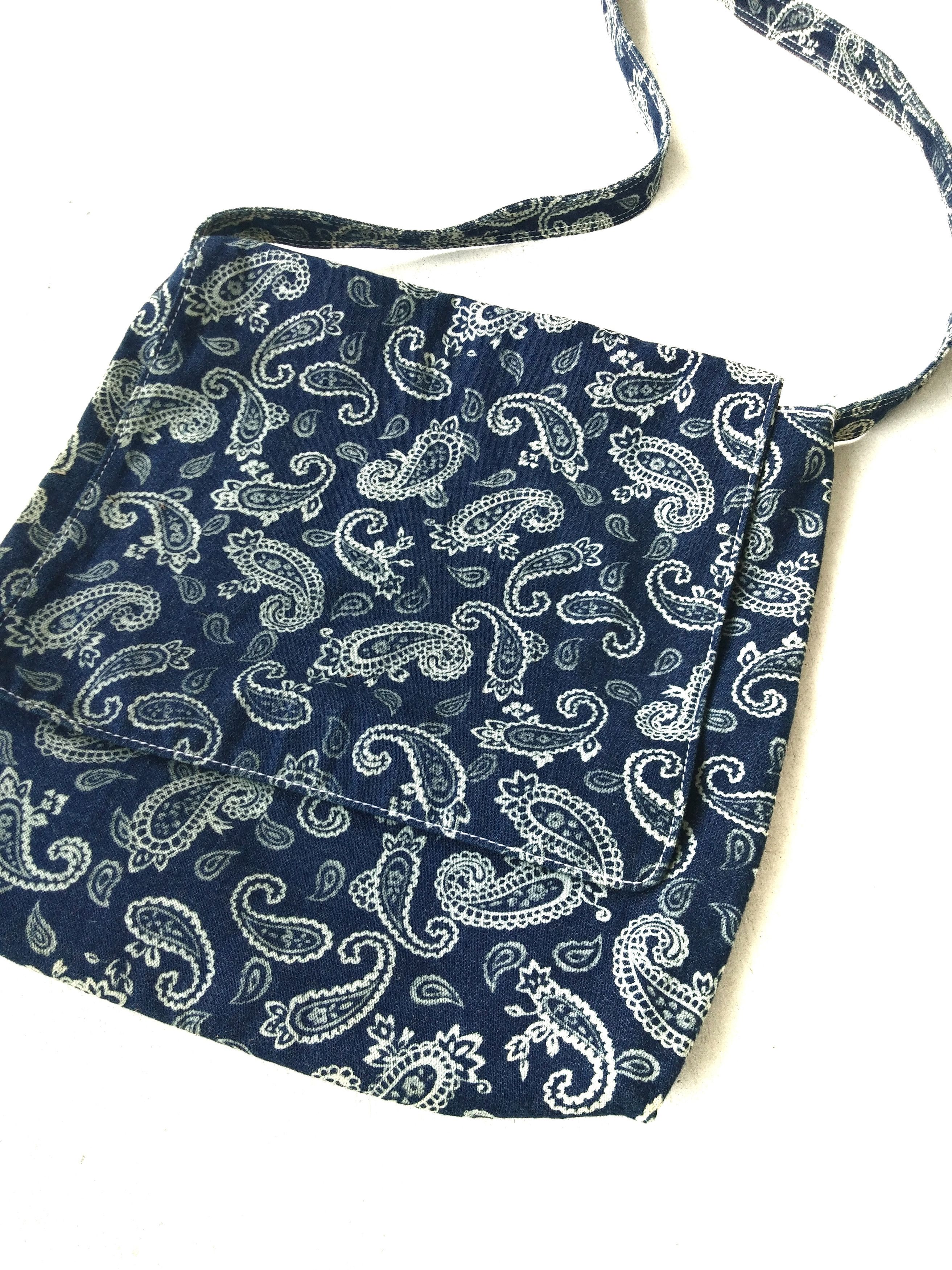 Indigo × Vintage Vintage indigo Nimes Paislee Sling bag Size ONE SIZE - 3 Thumbnail