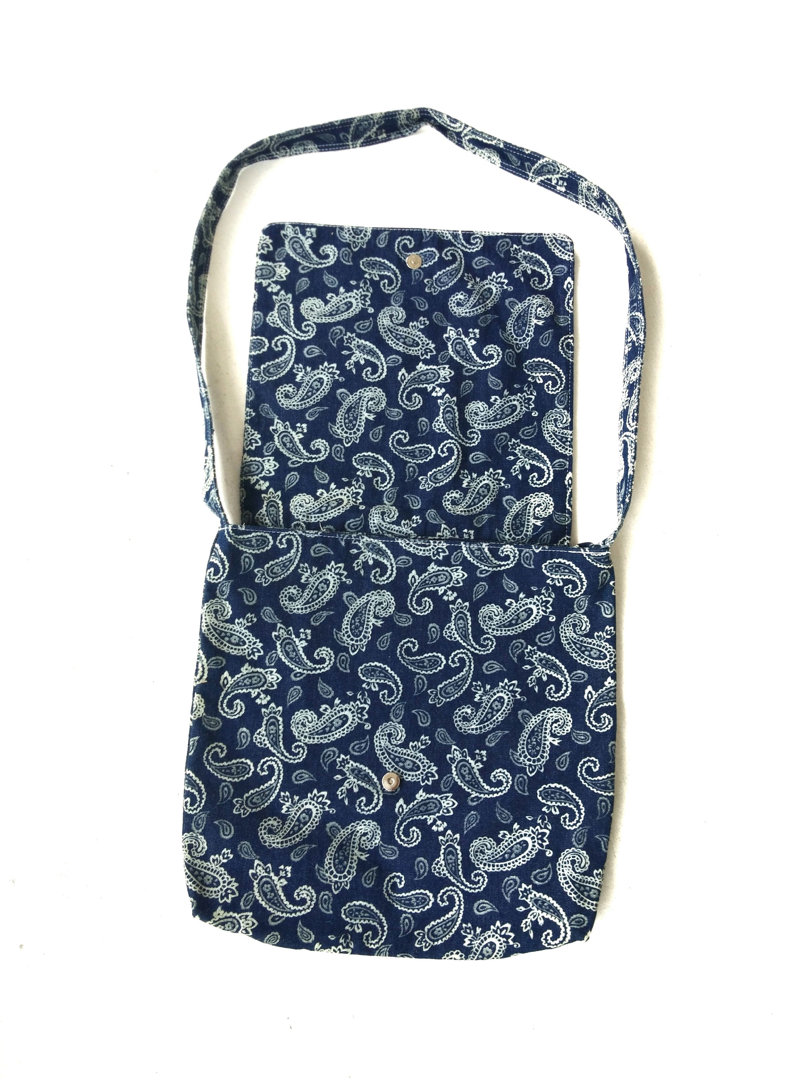 Indigo × Vintage Vintage indigo Nimes Paislee Sling bag Size ONE SIZE - 4 Thumbnail