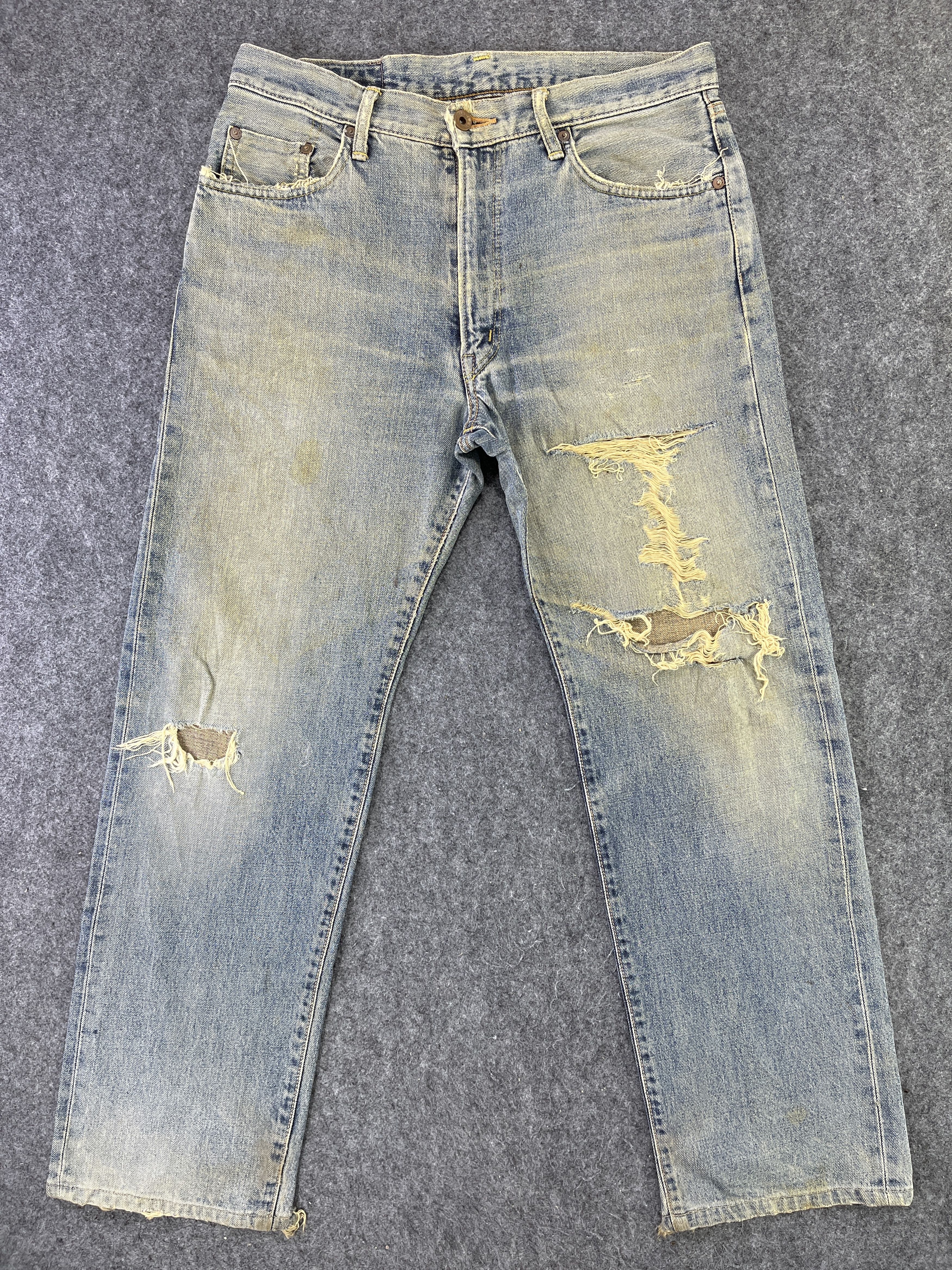 image of Edwin 505 Xx Redline Jeans - J811 in Blue, Men's (Size 33)