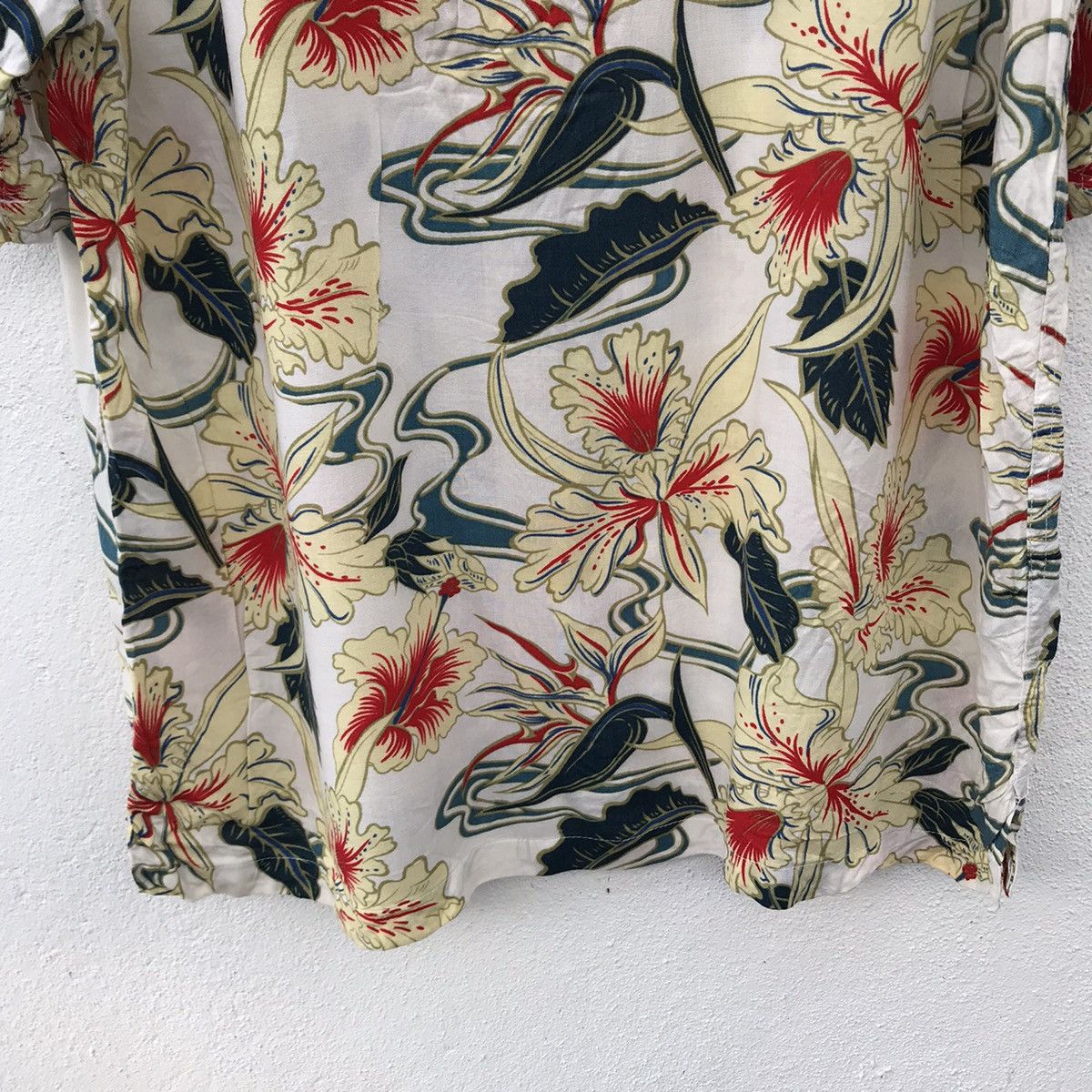 Japanese Brand Kaule Floral Rayon Hawaiian Shirts Size US L / EU 52-54 / 3 - 8 Thumbnail