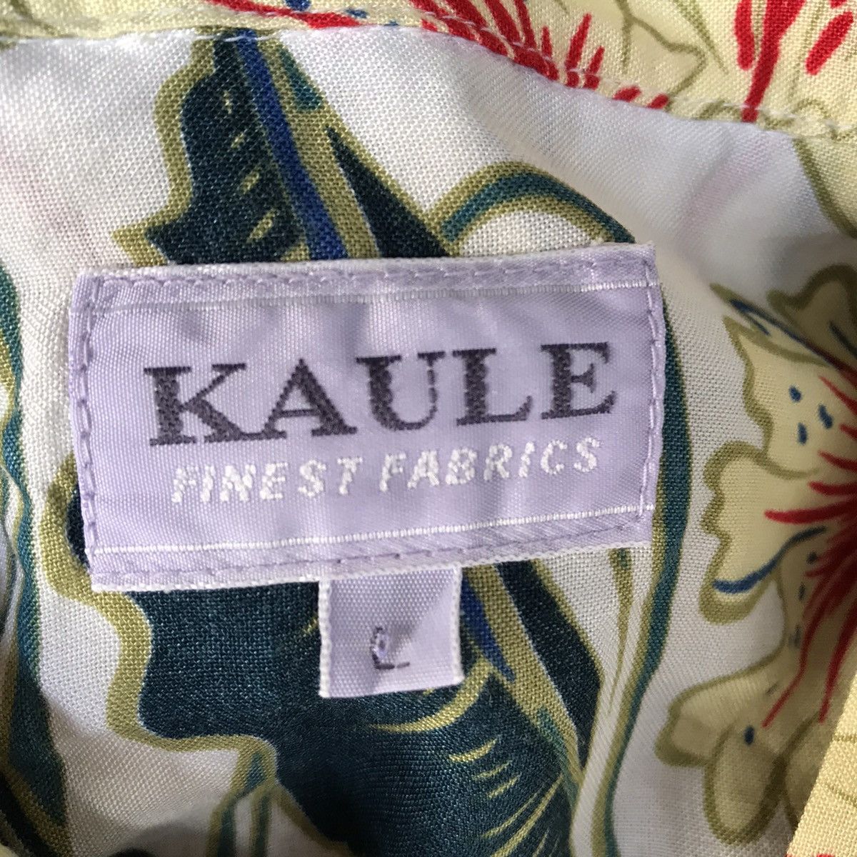 Japanese Brand Kaule Floral Rayon Hawaiian Shirts Size US L / EU 52-54 / 3 - 11 Thumbnail