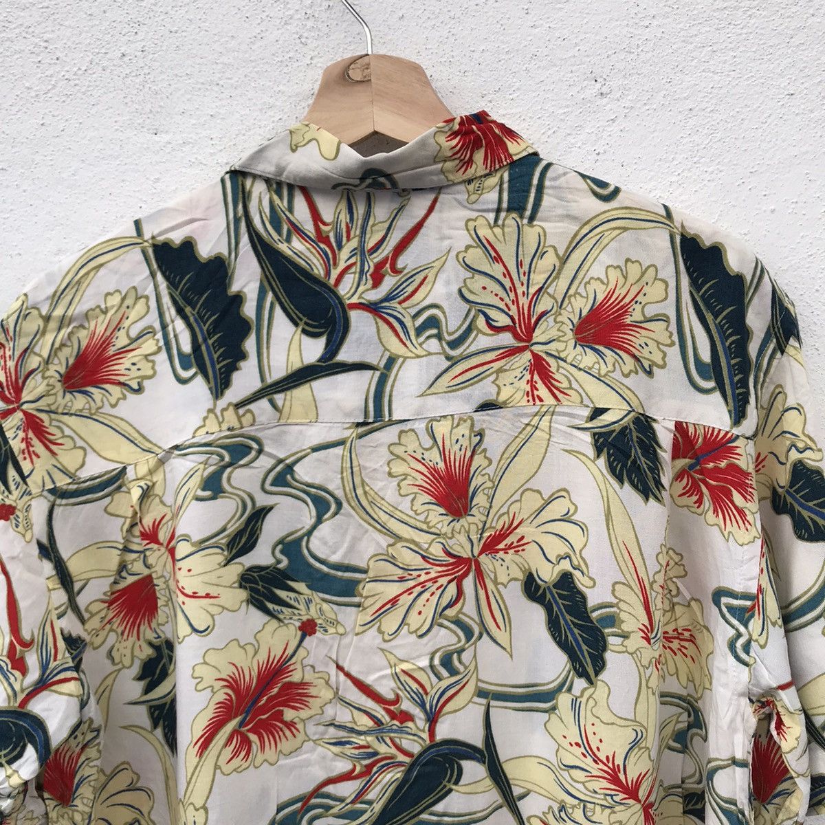 Japanese Brand Kaule Floral Rayon Hawaiian Shirts Size US L / EU 52-54 / 3 - 7 Thumbnail