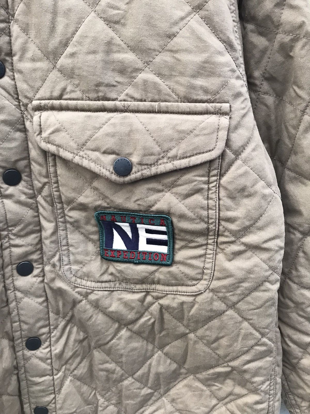 Vintage Nautica Work Shirt checked Lining