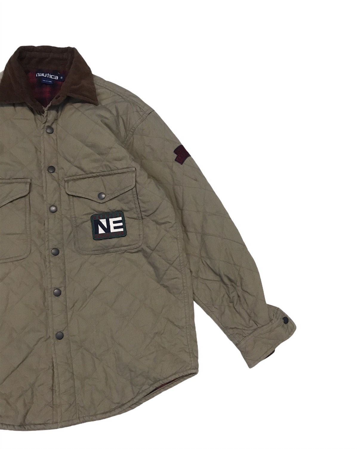 Vintage Nautica Work Shirt checked Lining